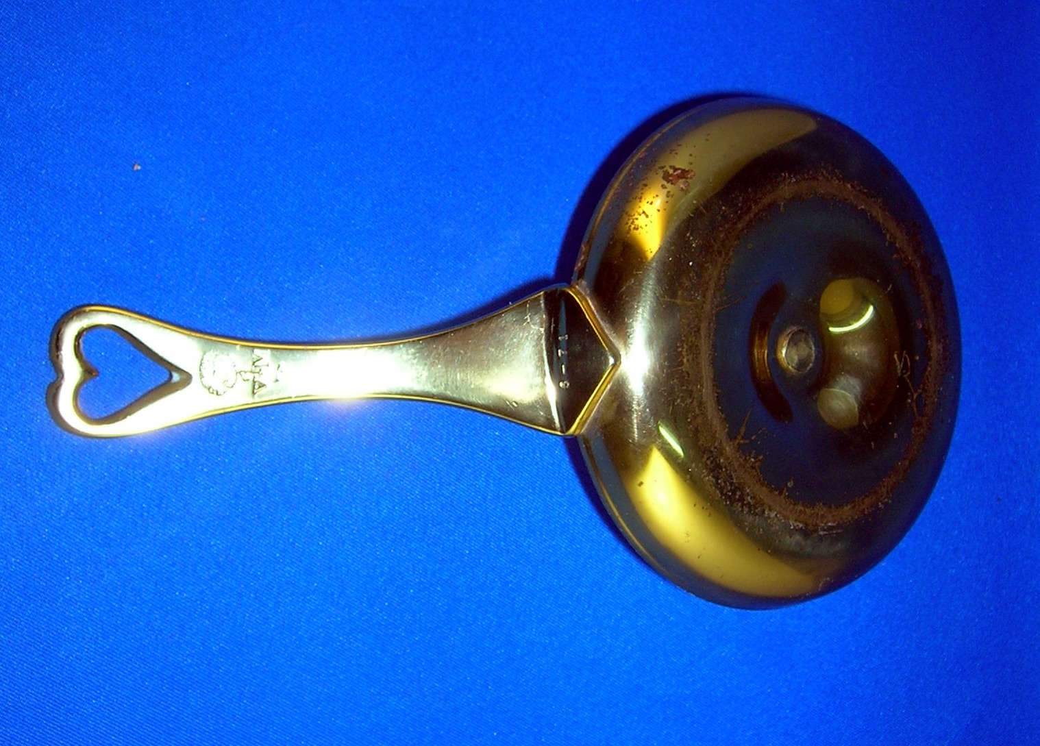 Signed Brass Candle Holder - Old Sturbridge Village