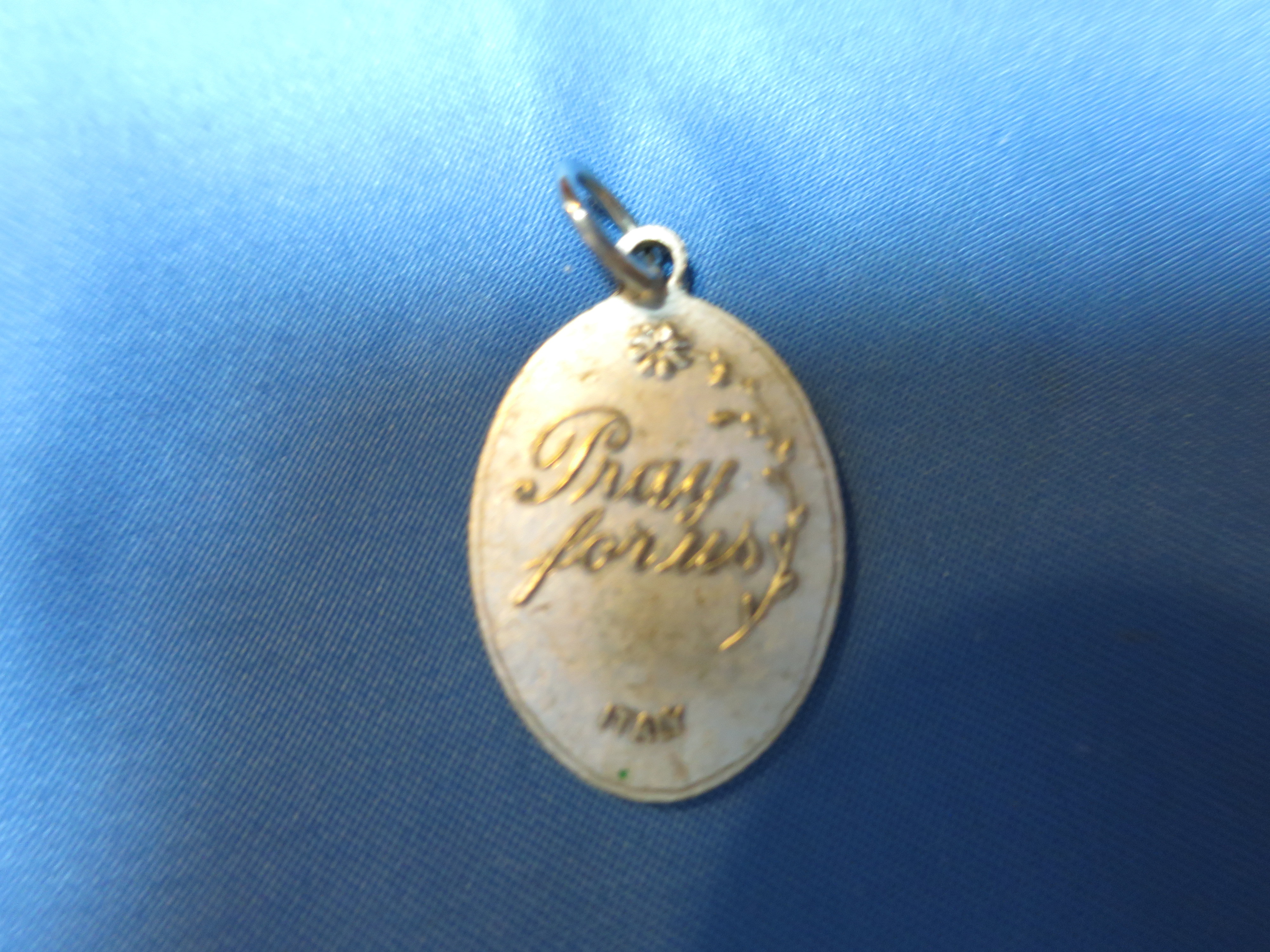 Vintage Medal St. Philomena Pray for Us Italy