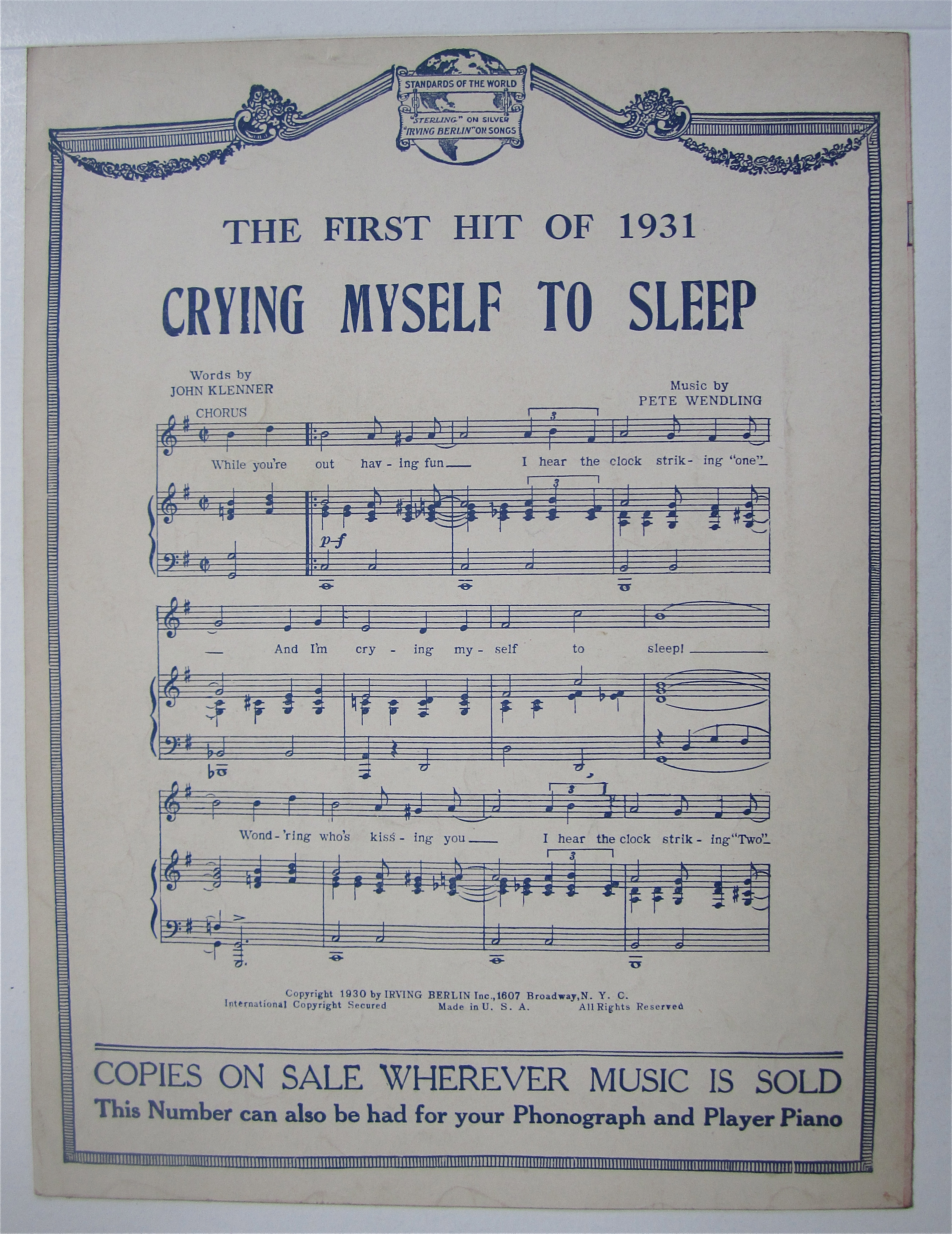 Sheet Music 1930 Truly (Phil Spitalny Cover)