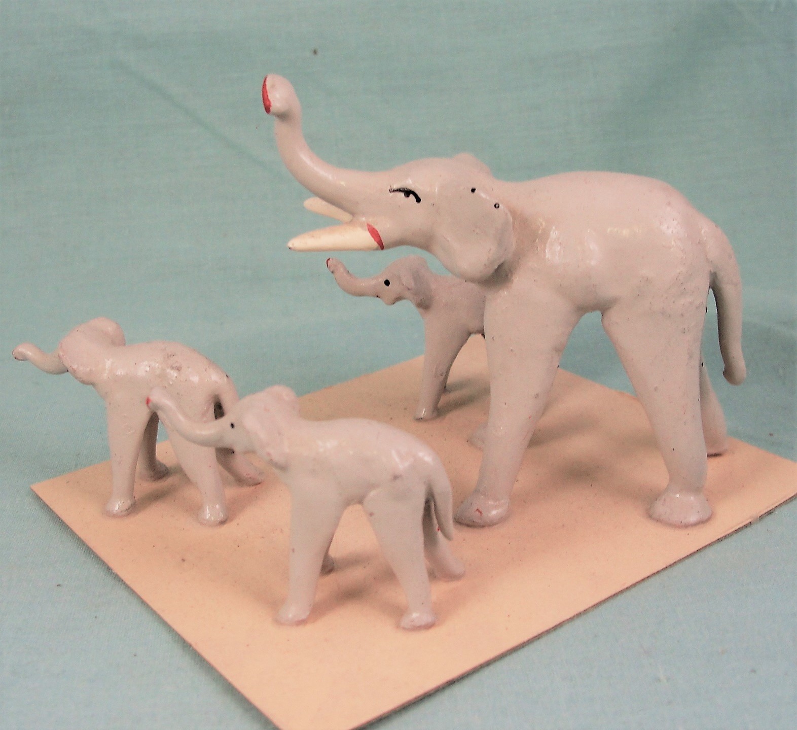 Unusual Unmarked Elephant Herd