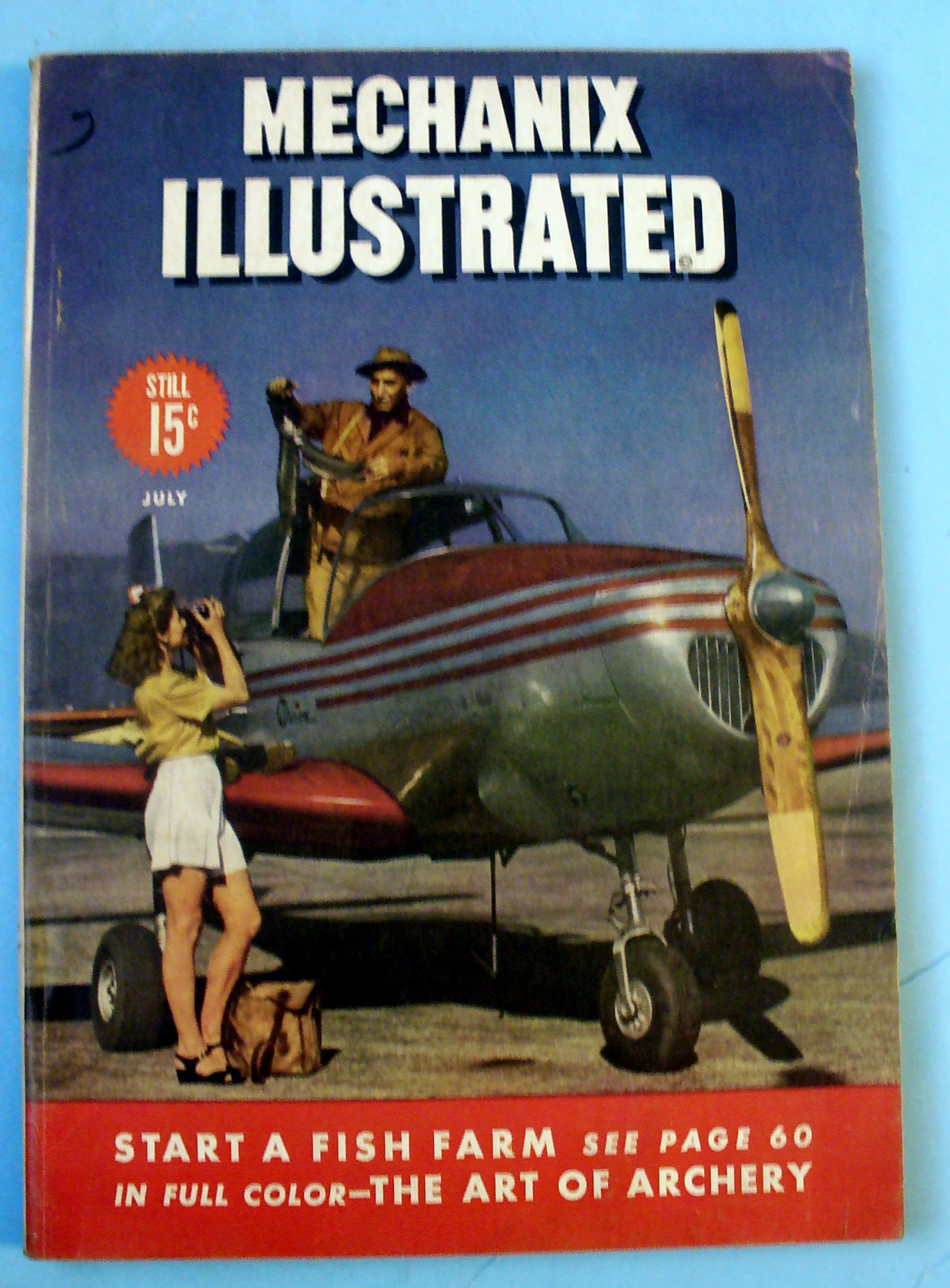Mechanix Illustrated July 1946 Start A Fish Farm