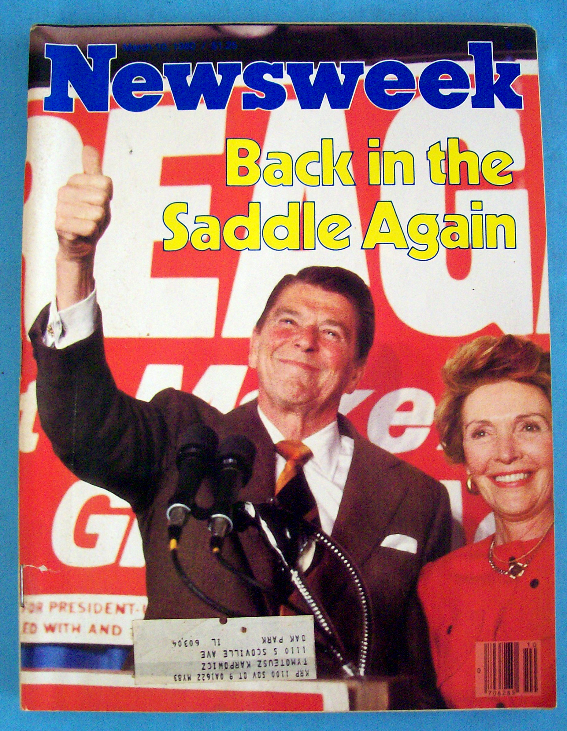 Newsweek Magazine - March 10, 1980 - President Reagan