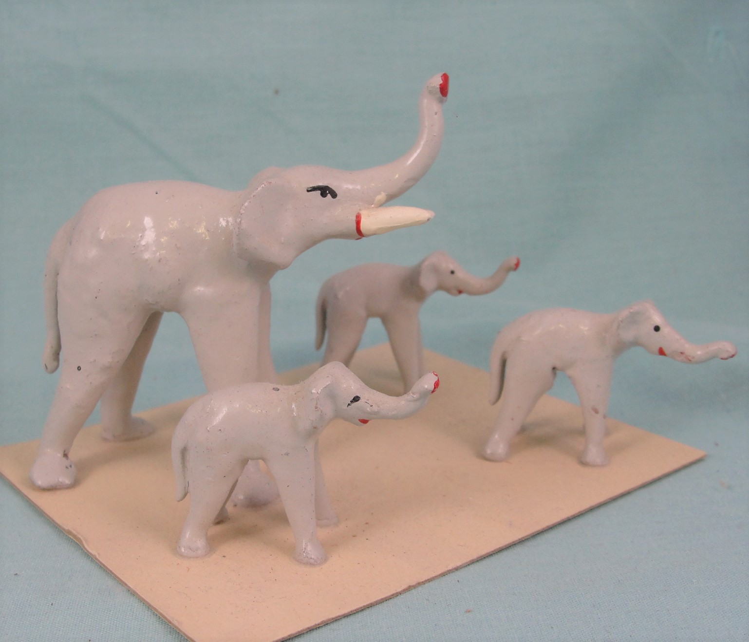Unusual Unmarked Elephant Herd