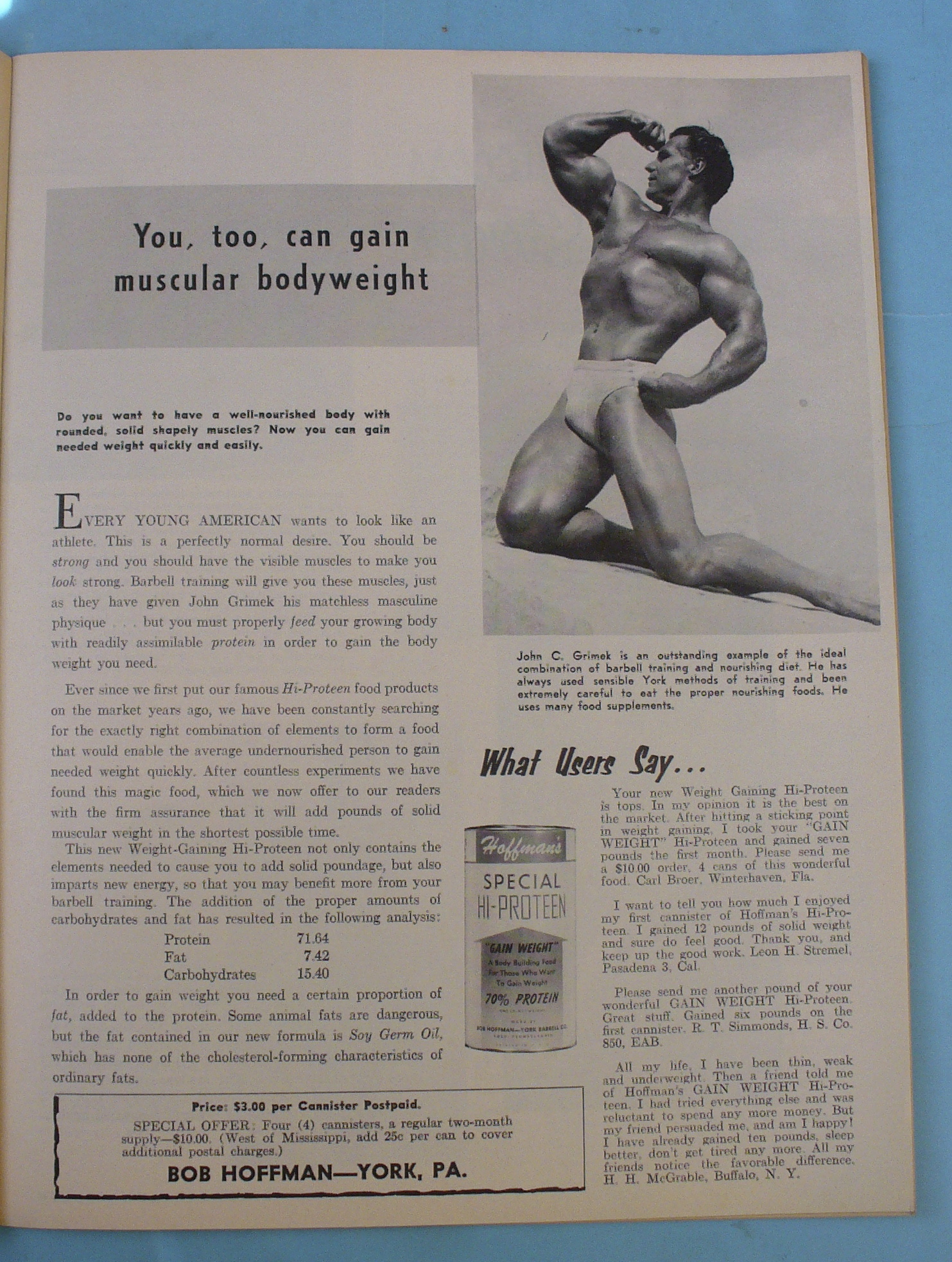 Strength & Health Magazine, July 1959 - Bert Elliott