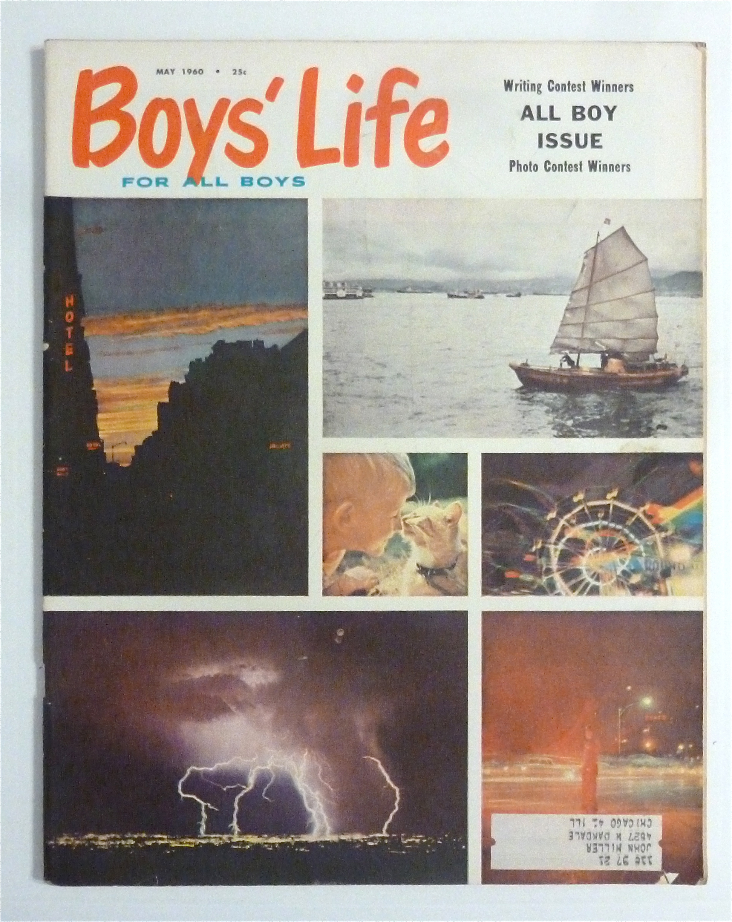 Boys Life Magazine May 1960 Hockey Pest