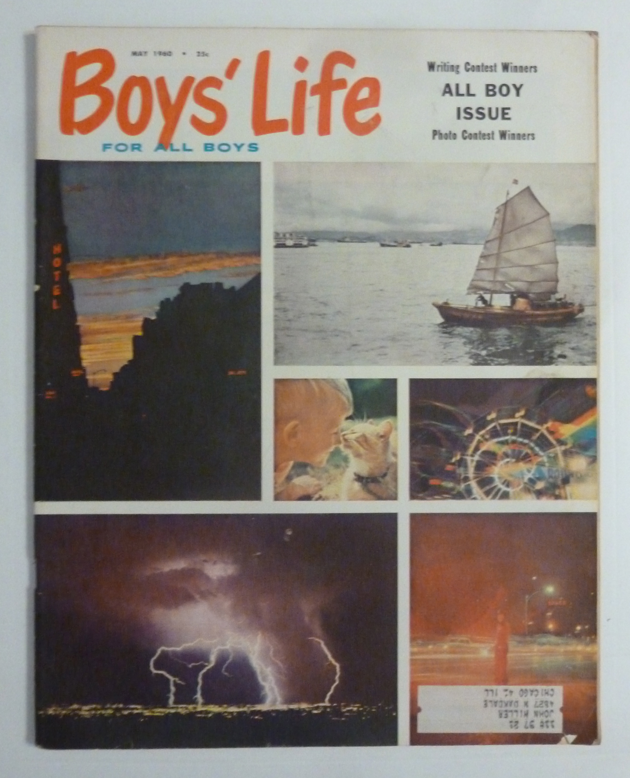 Boys Life Magazine May 1960 Hockey Pest