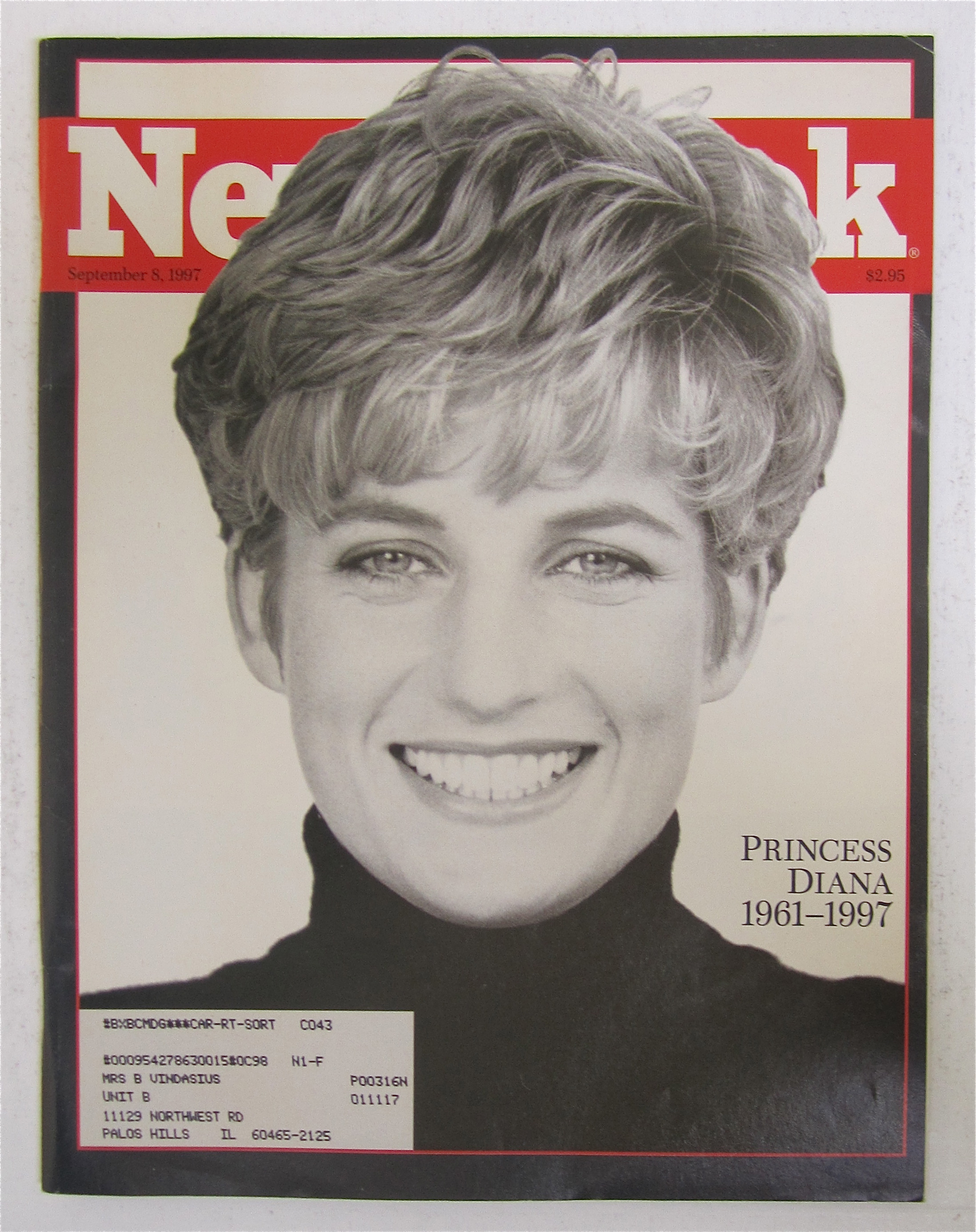 Newsweek Magazine September 8, 1997 Princess Diana