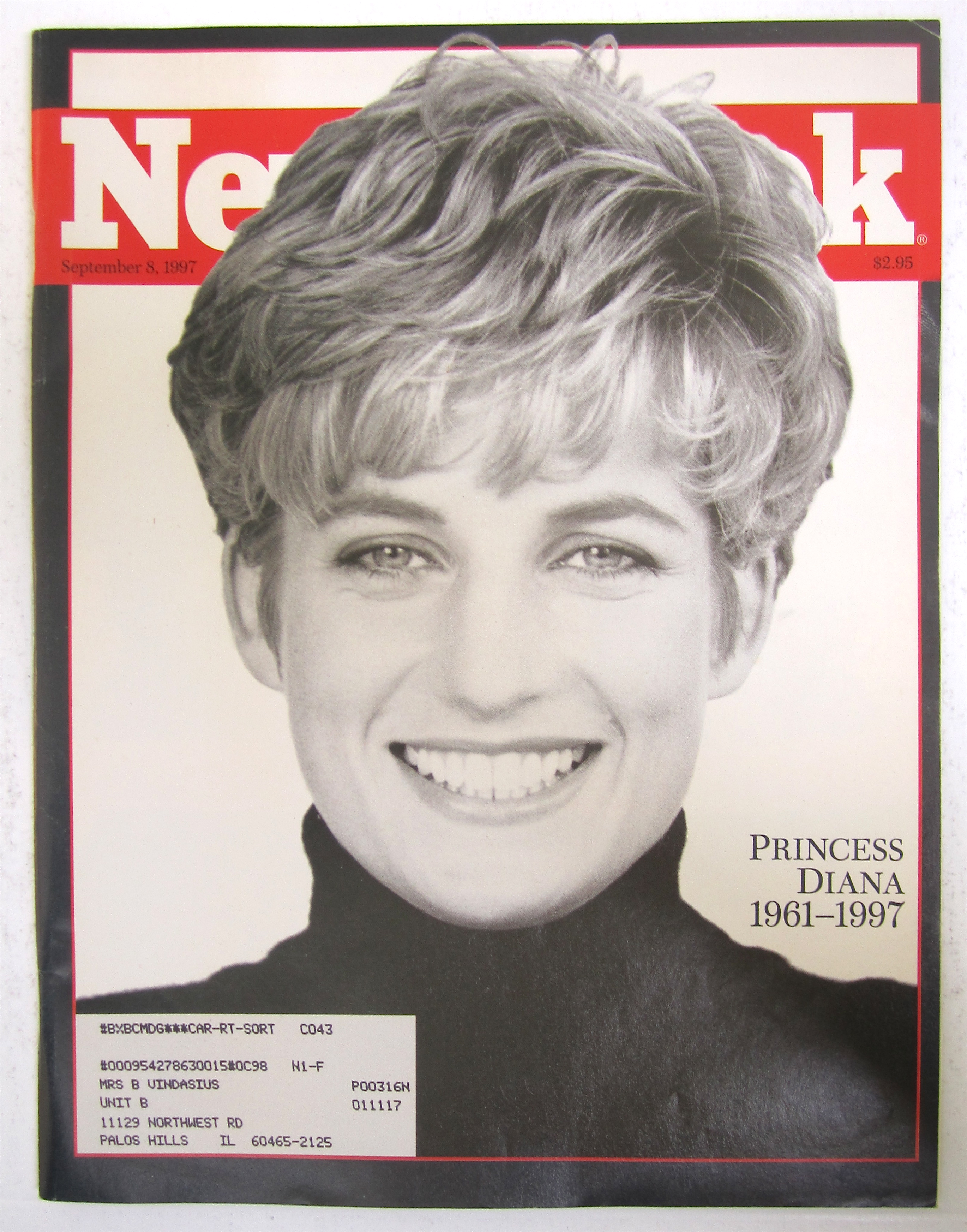 Newsweek Magazine September 8, 1997 Princess Diana