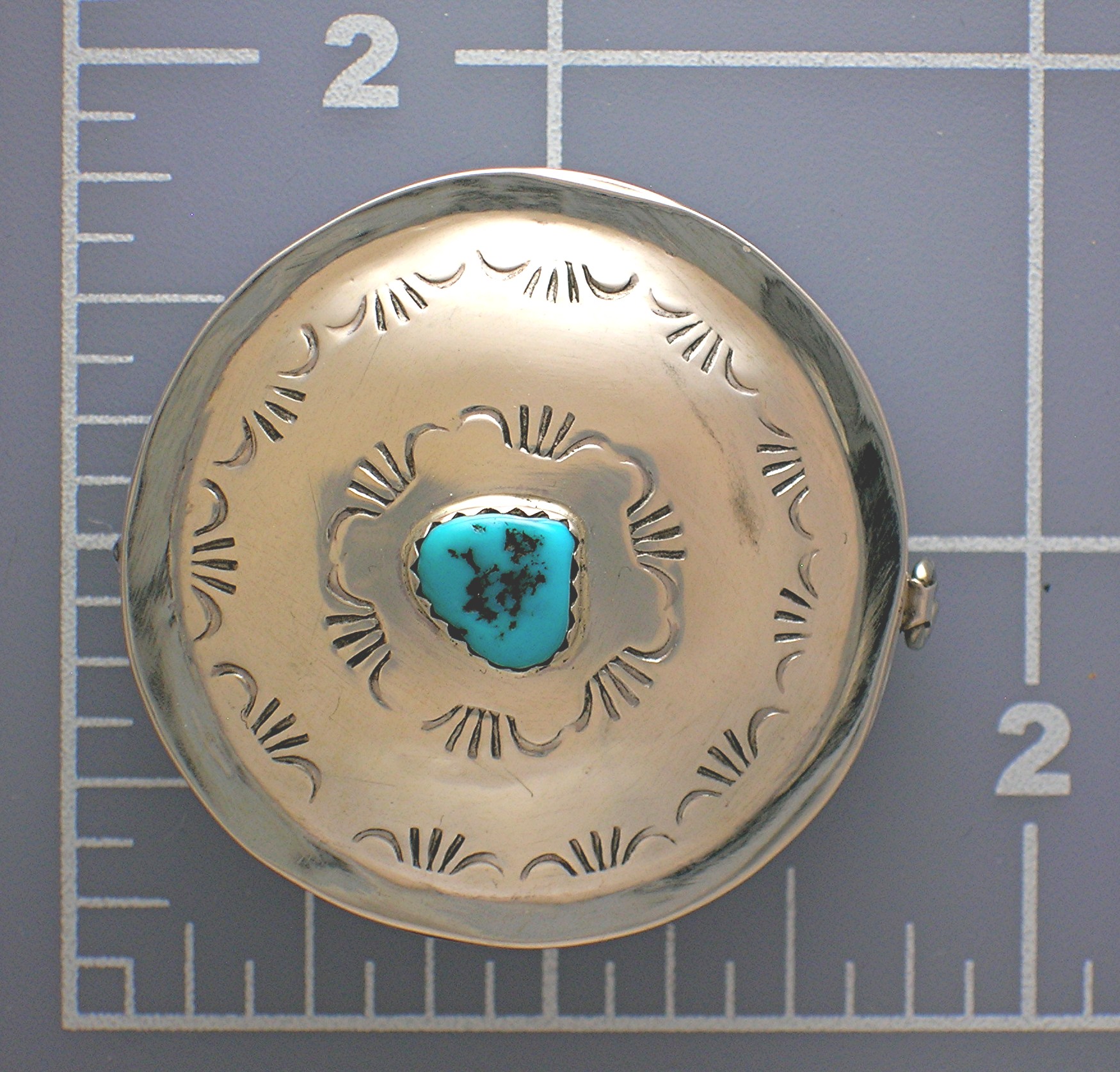 Native AmericanSterling Silver Turquoise Charlie Singer
