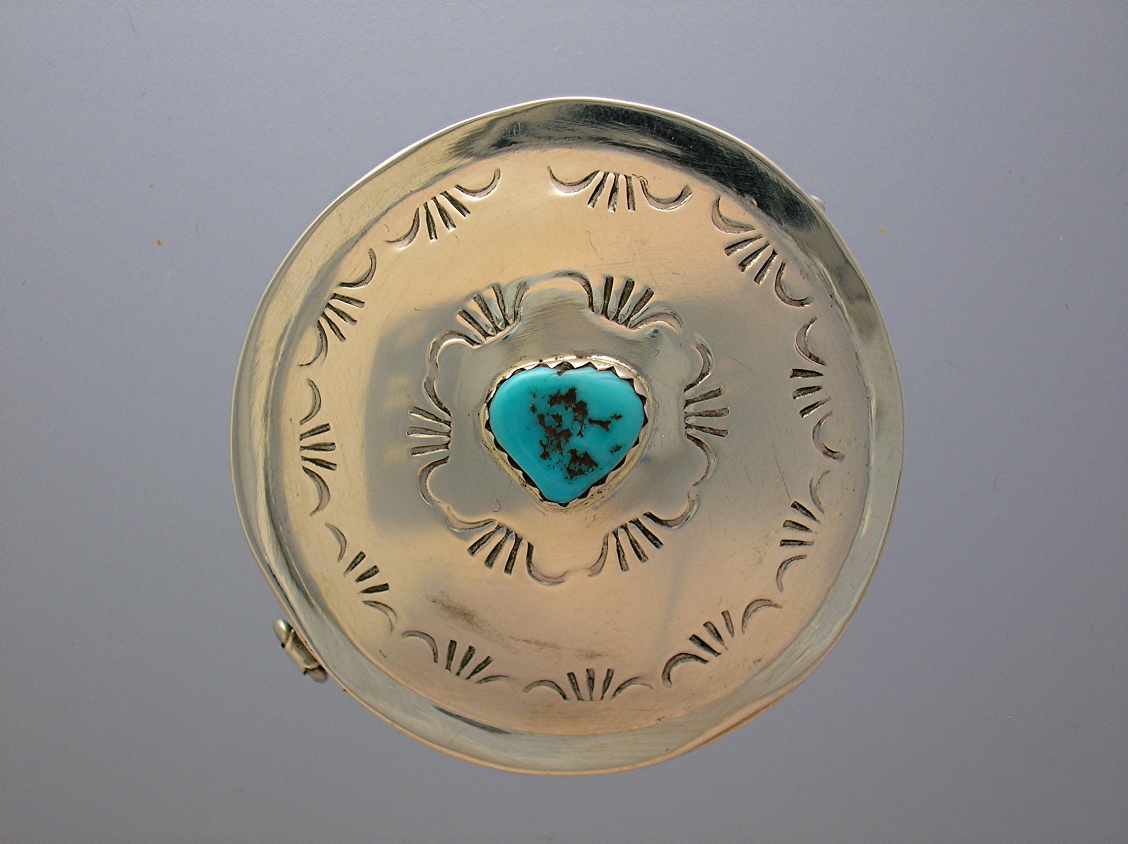 Native AmericanSterling Silver Turquoise Charlie Singer