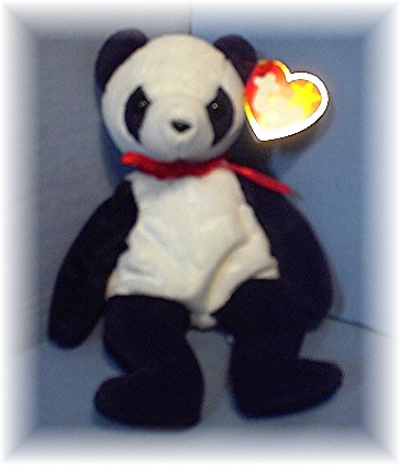 1998 'Fortune' Beabie Baby Panda Bear