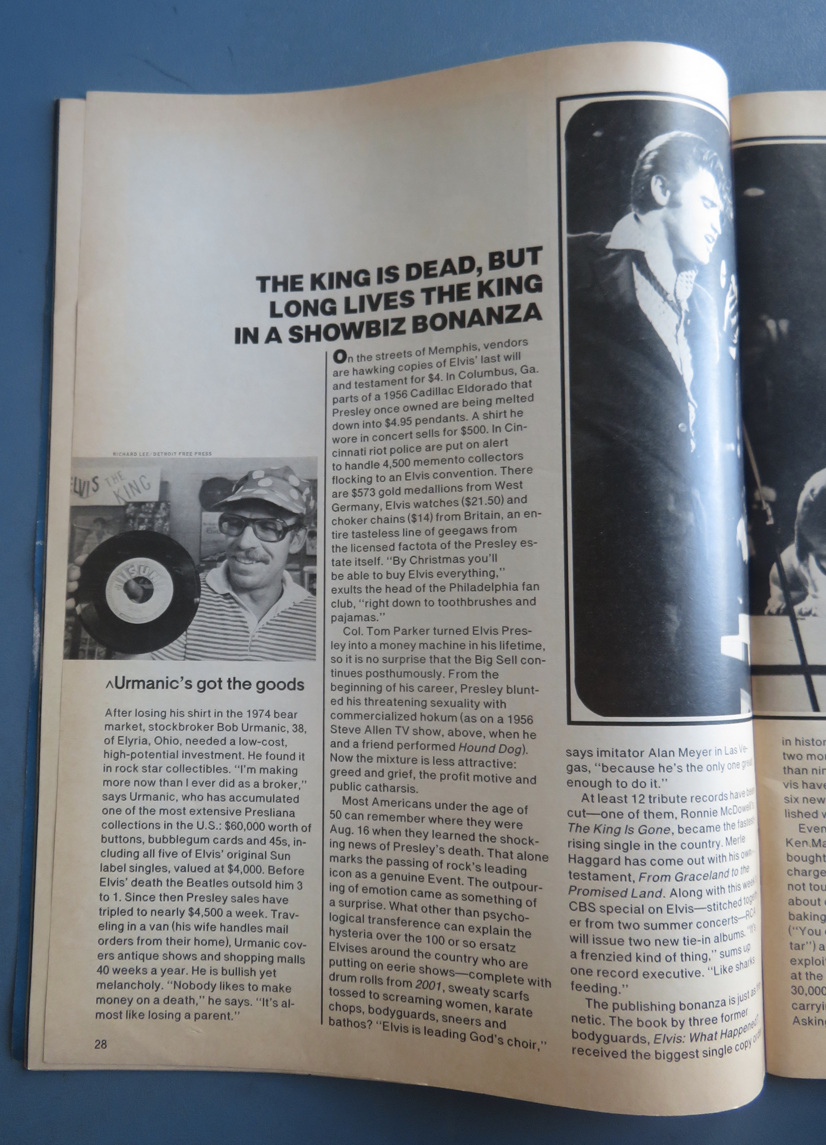People Weekly Magazine October 10, 1977 Elvis
