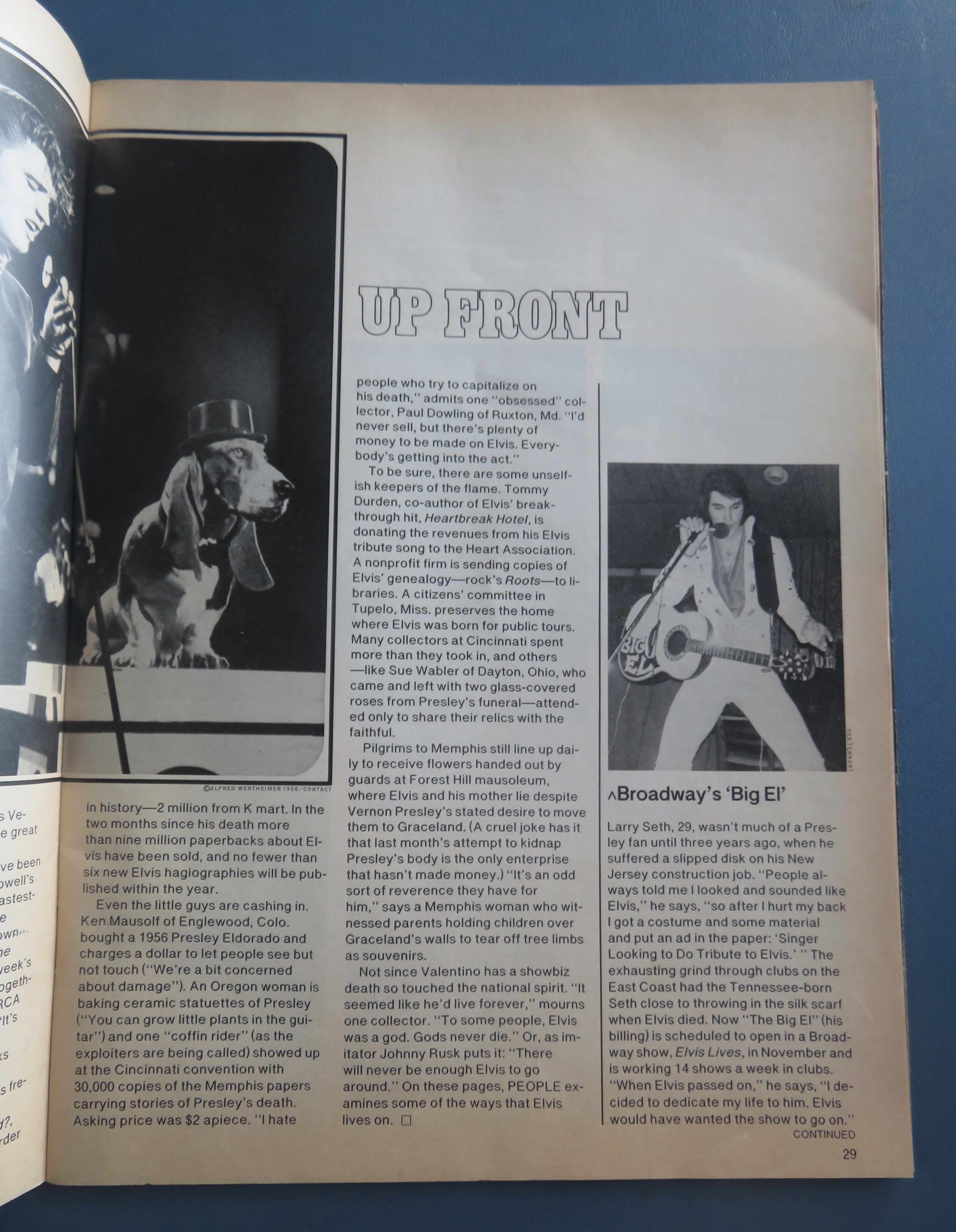 People Weekly Magazine October 10, 1977 Elvis