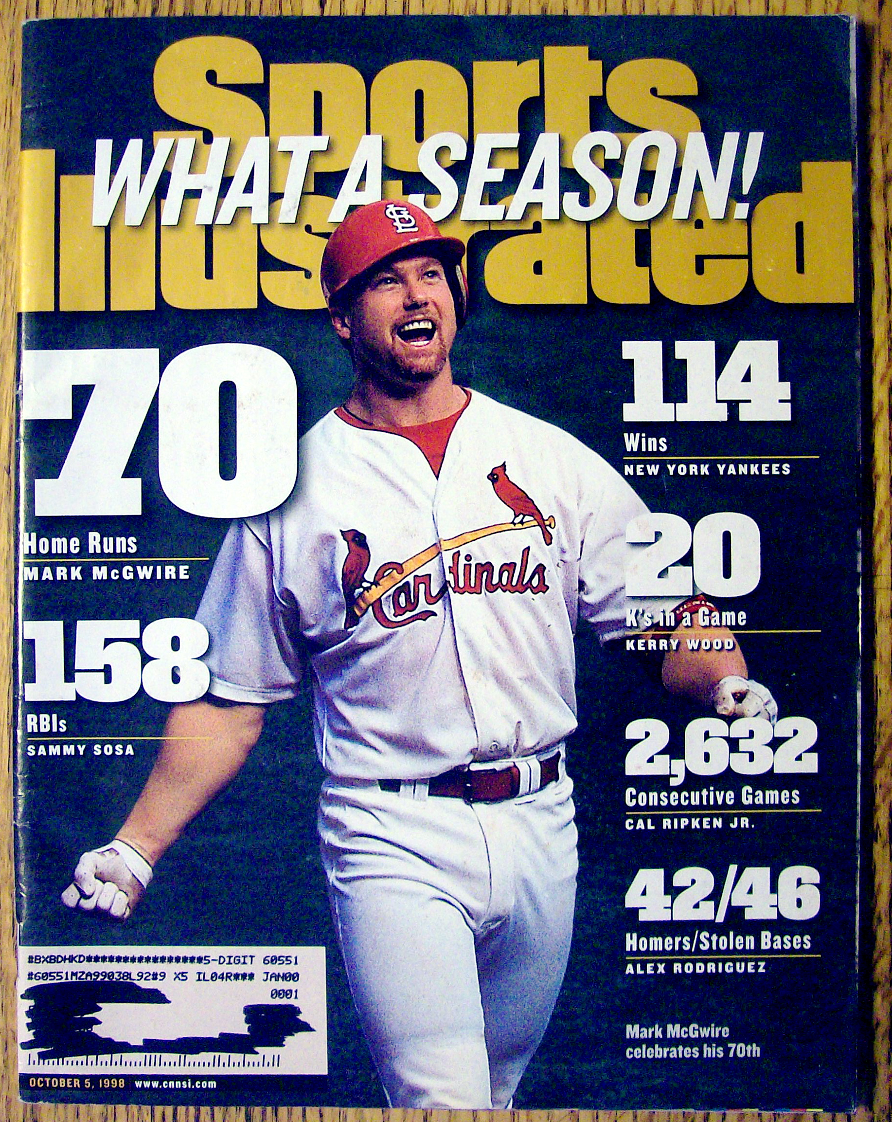 Sports Illustrated-October 5, 1998-Mark McGwire