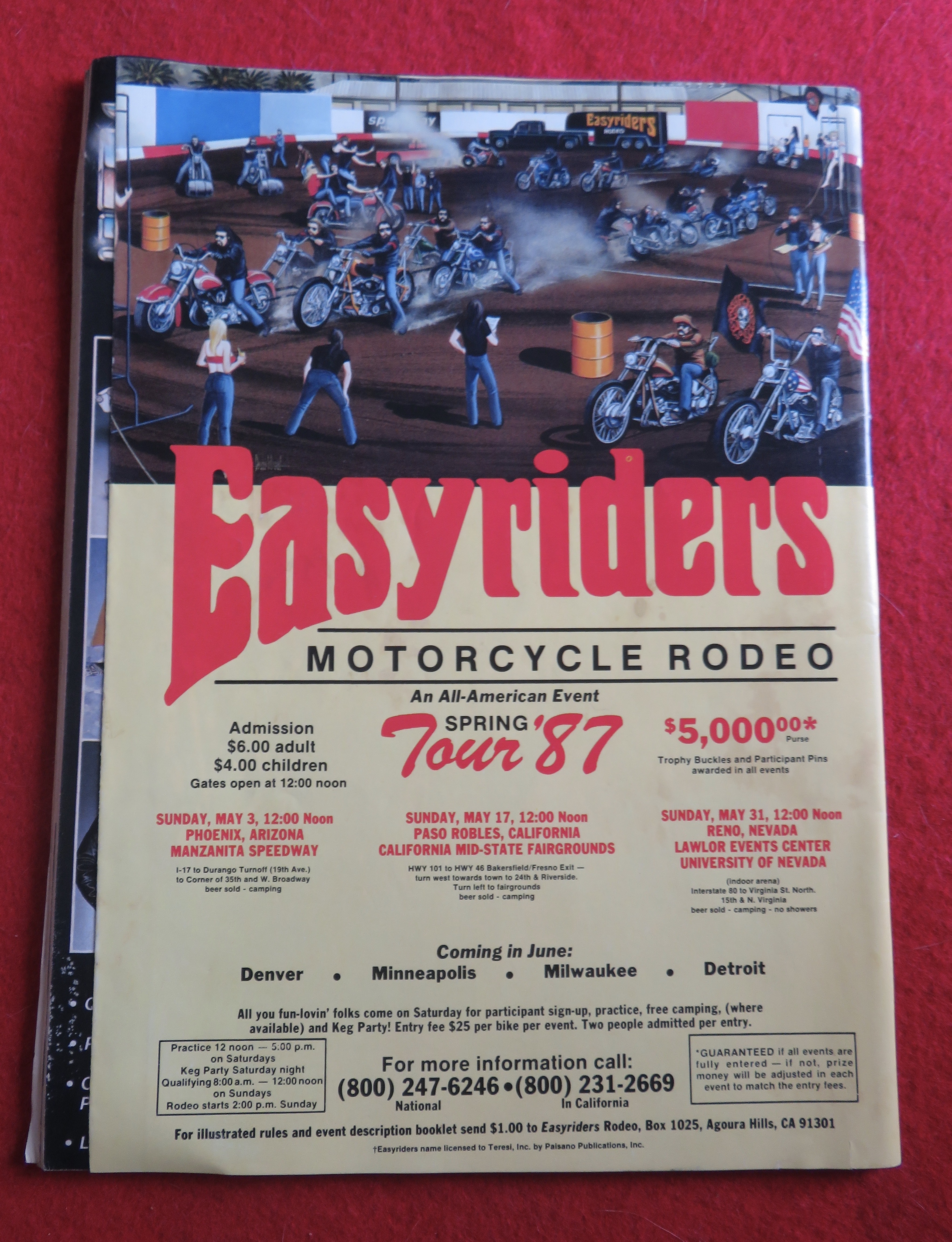 Easyriders Magazine June 1987 Sexy Bike Women
