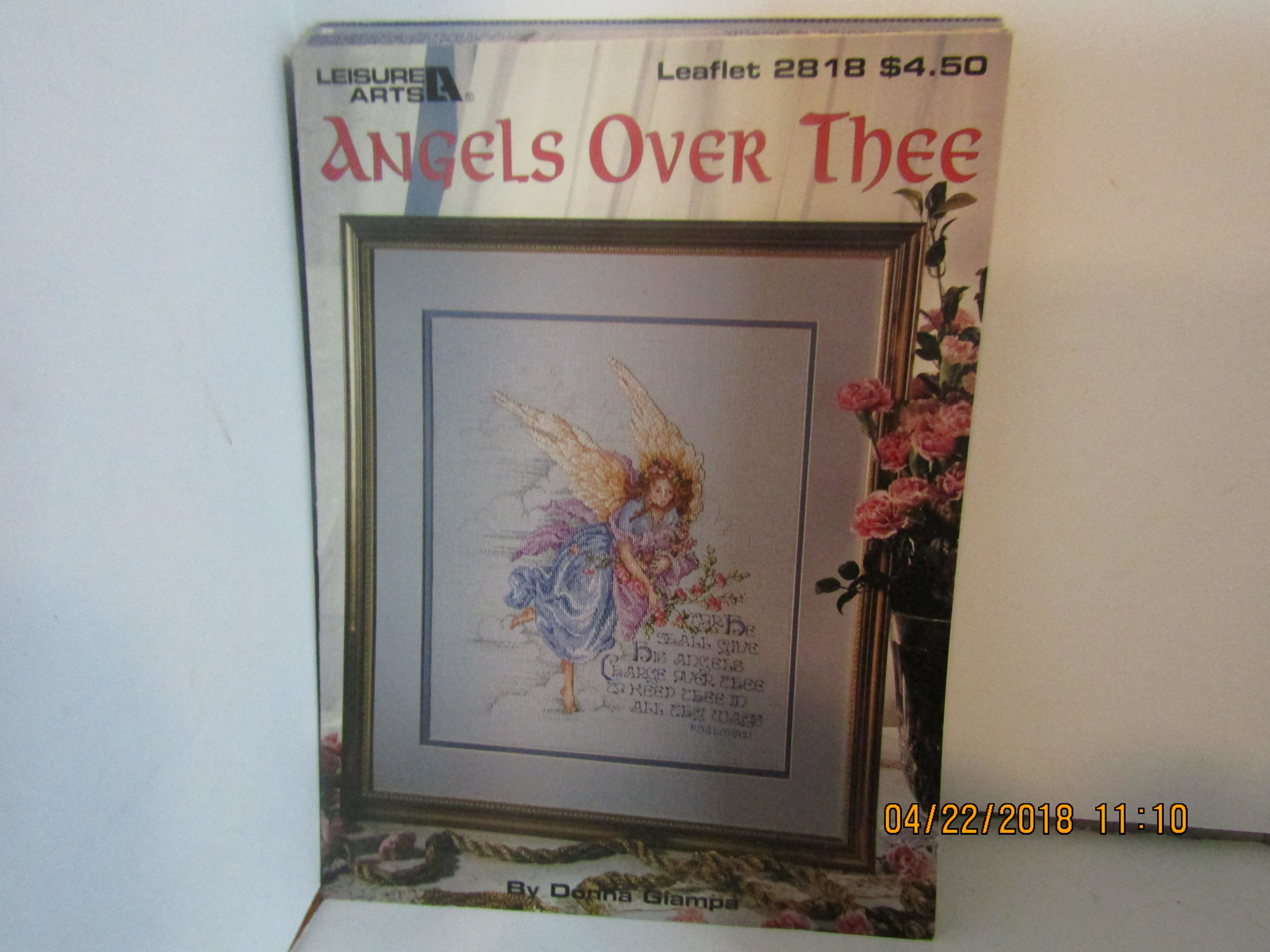 Leisure Arts Cross Stitch Angels Over Thee #2818