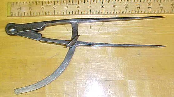 Wing Divider Antique Hand Forged Large 13 inch