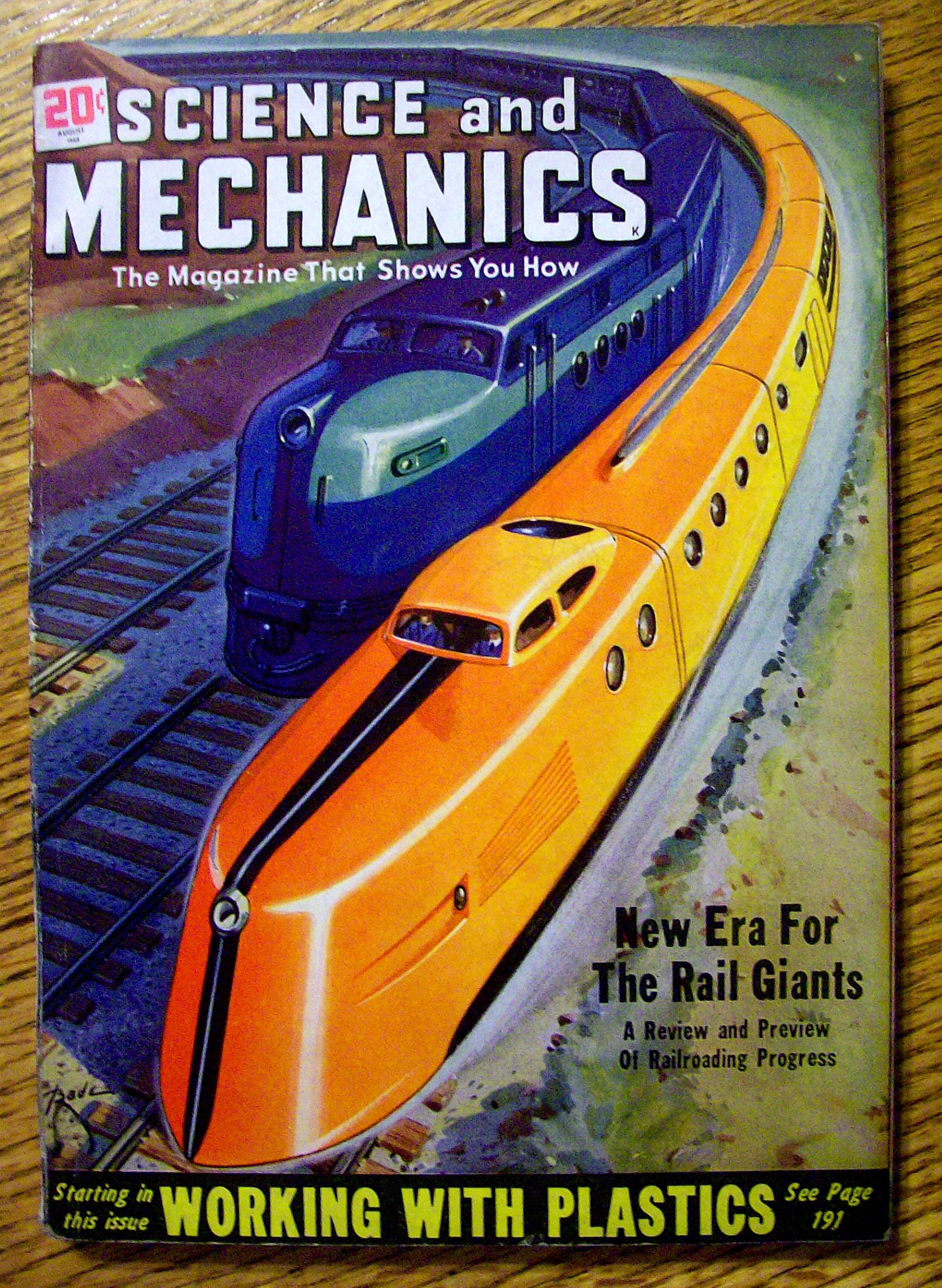 Science & Mechanics August 1948 Working With Plastics