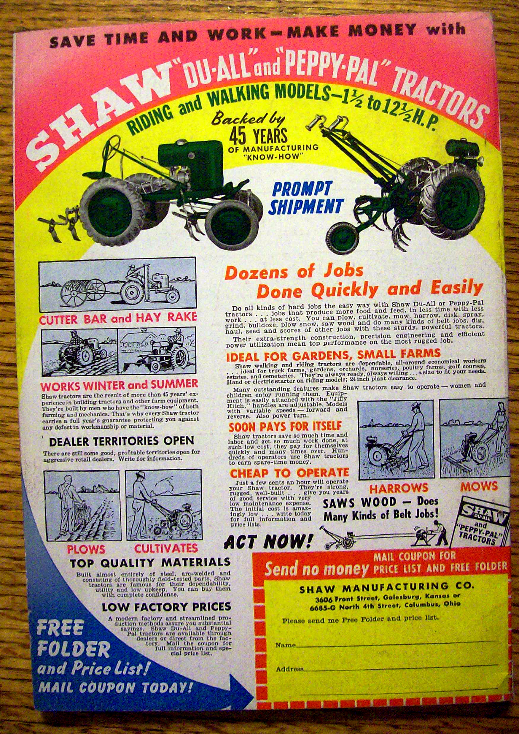 Science & Mechanics August 1948 Working With Plastics