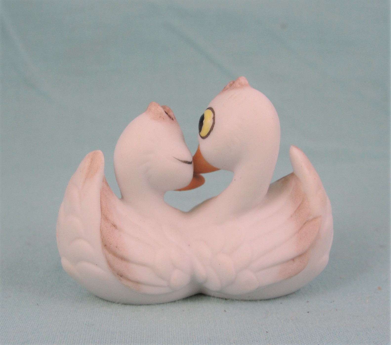 1986 George-Good Japan Ceramic Miniature Duck Couple