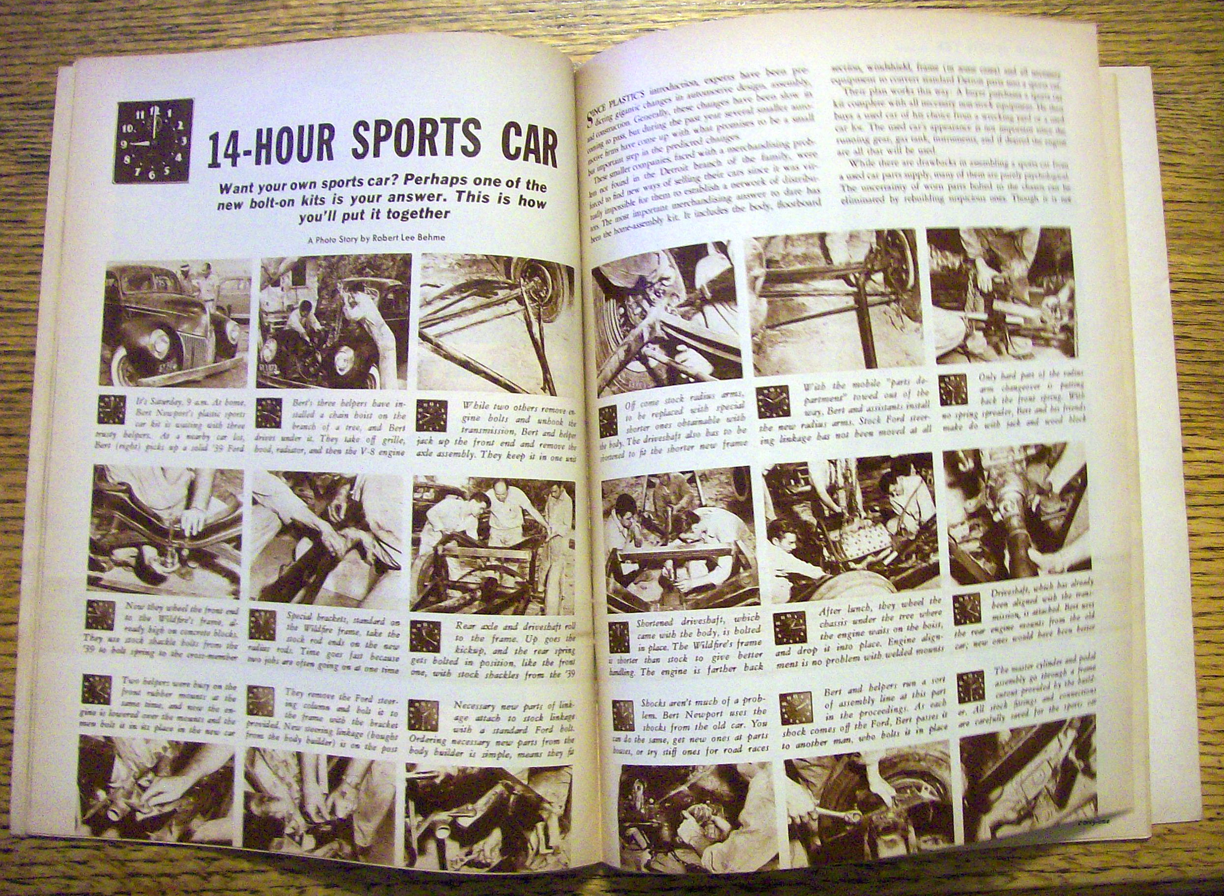 Motor Trend Magazine March 1954 The Golden Touch