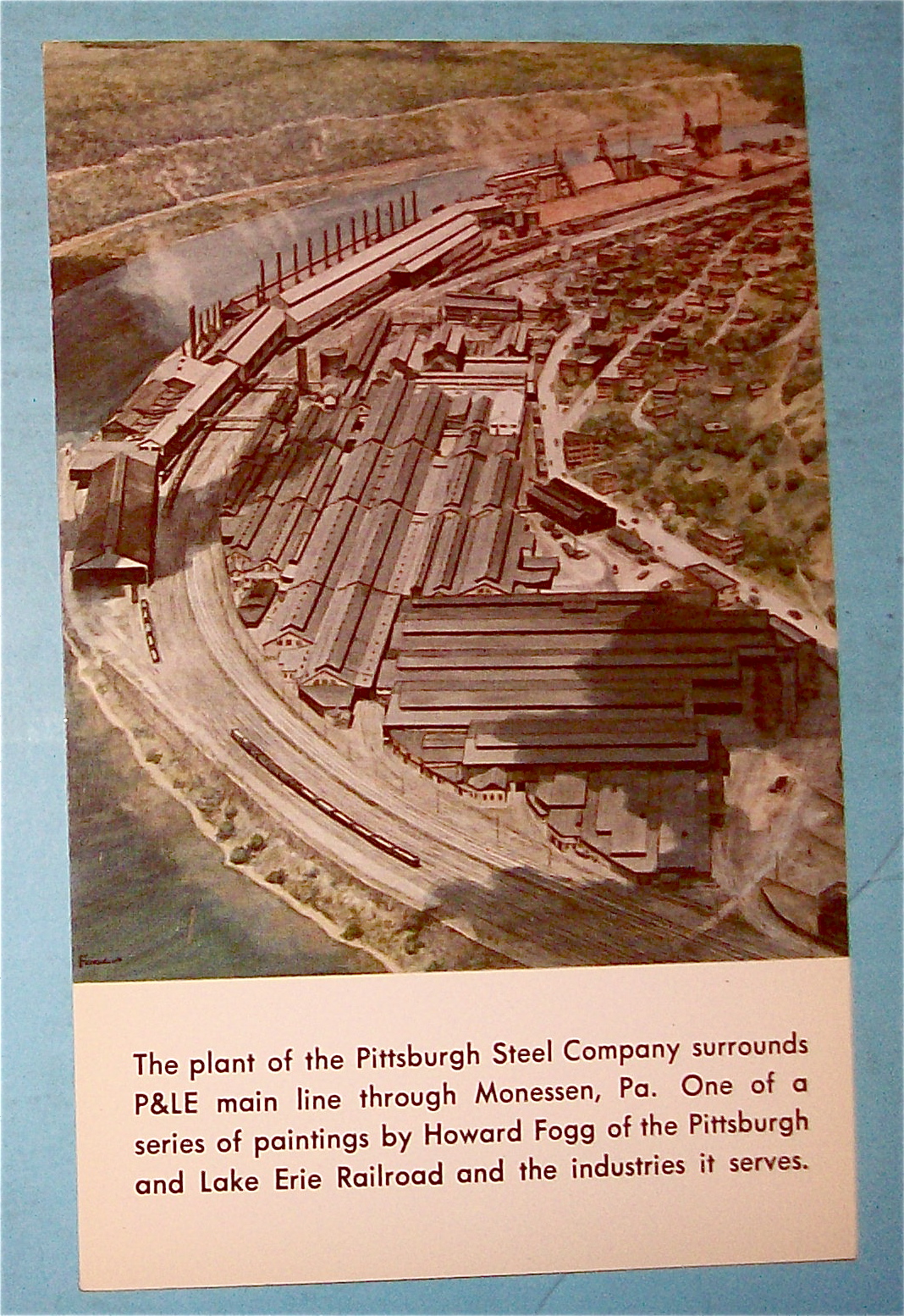 Plant Of Pittsburgh Steel Company Postcard