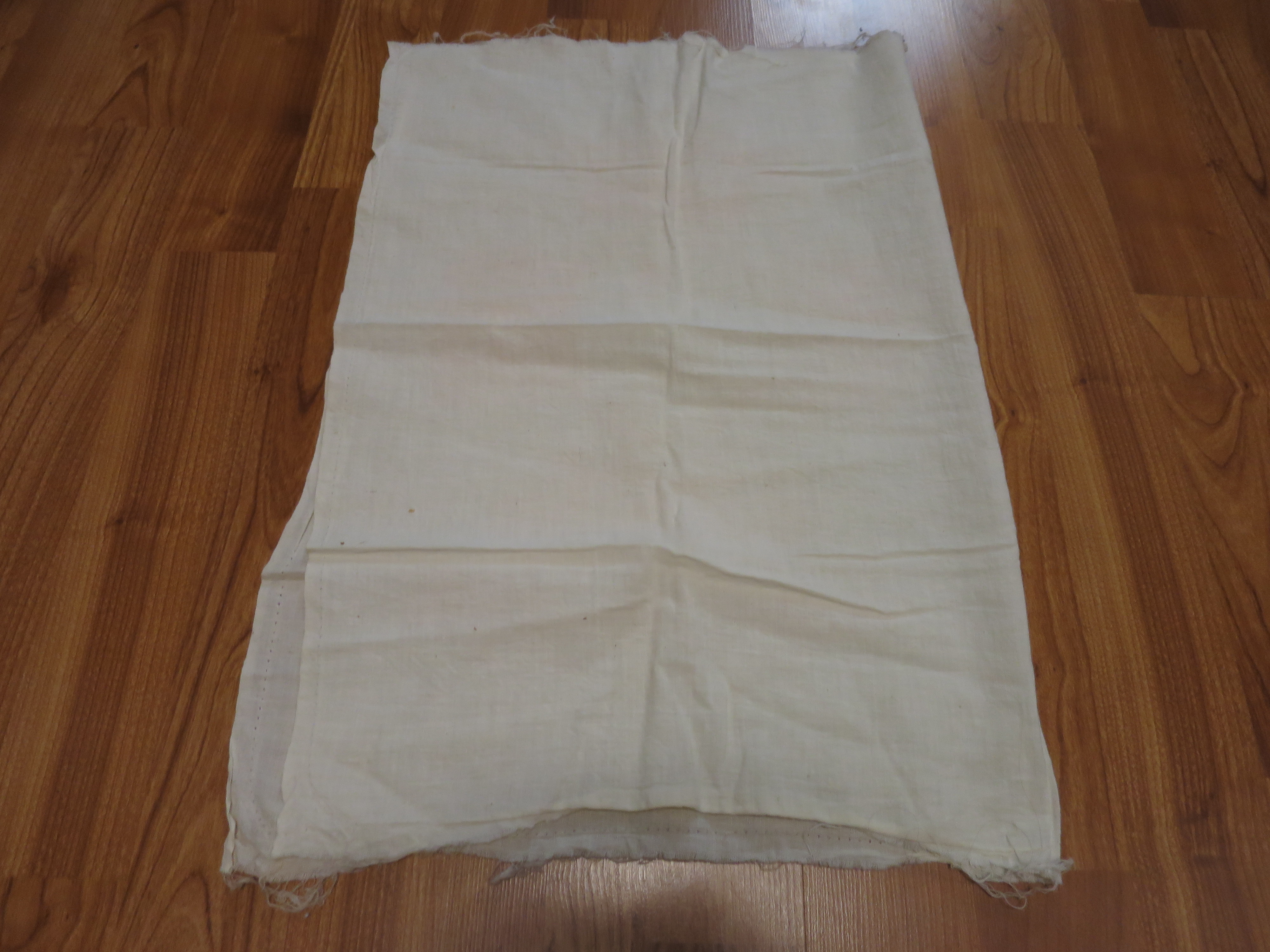 Revere Sugar Sack bag in red writing rare find in red faded
