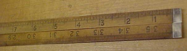 Lufkin Folding Rule 3 ft. No. 3851 Boxwood