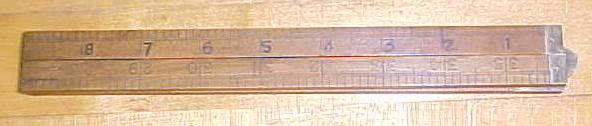 Lufkin Folding Rule 3 ft. No. 3851 Boxwood