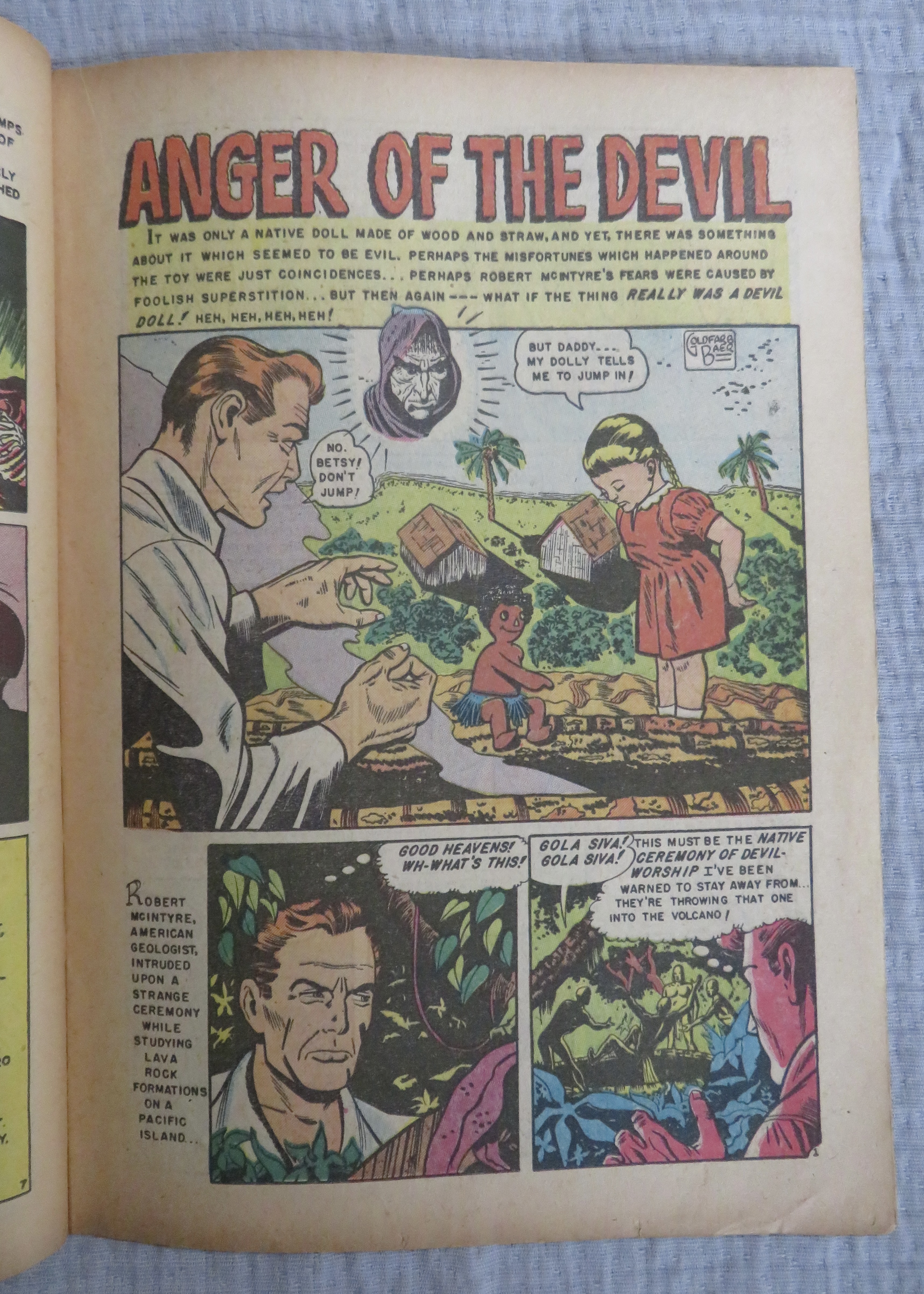 Mysterious Adventures Comic August 1951 Witches Curse