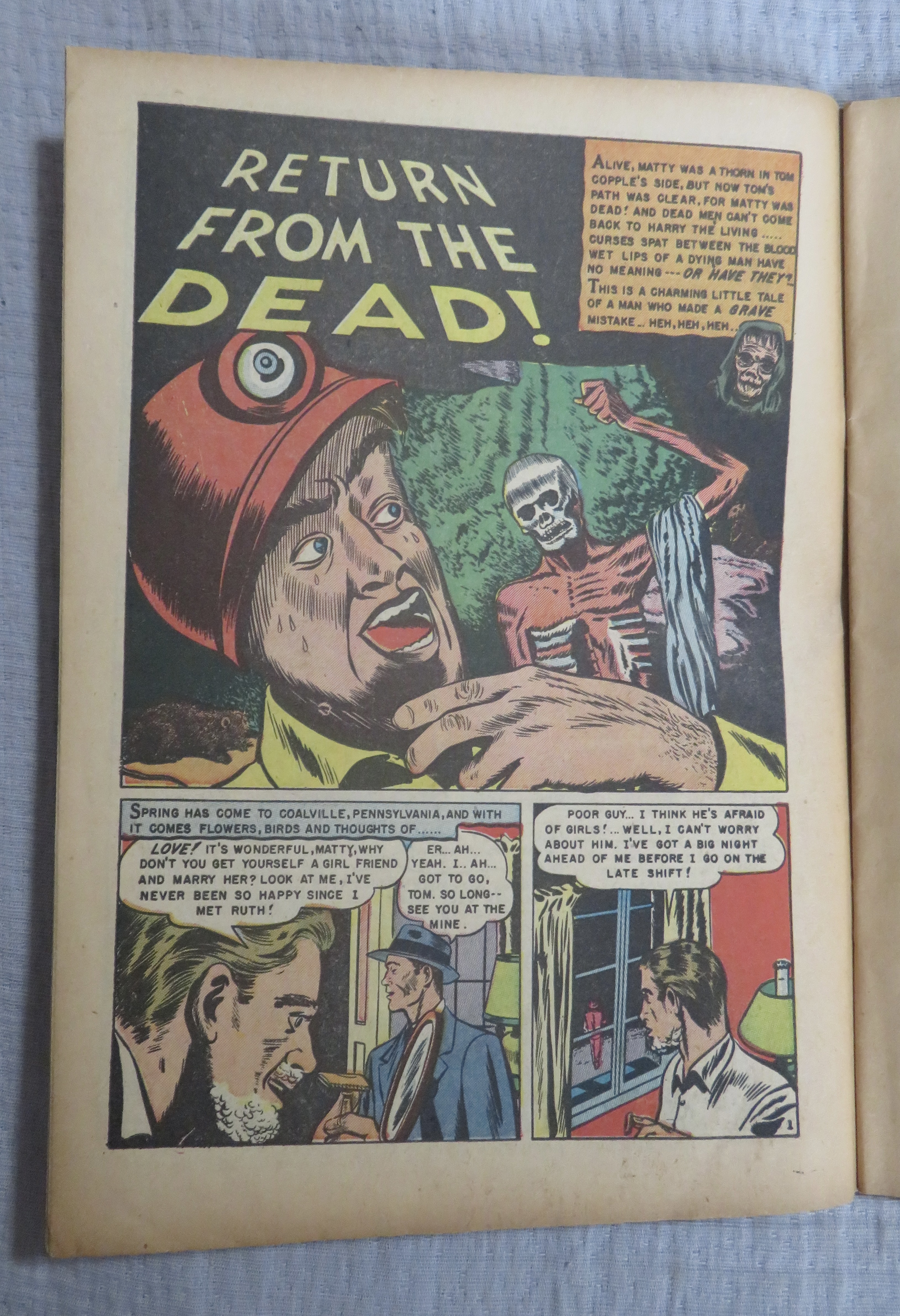 Mysterious Adventures Comic August 1951 Witches Curse