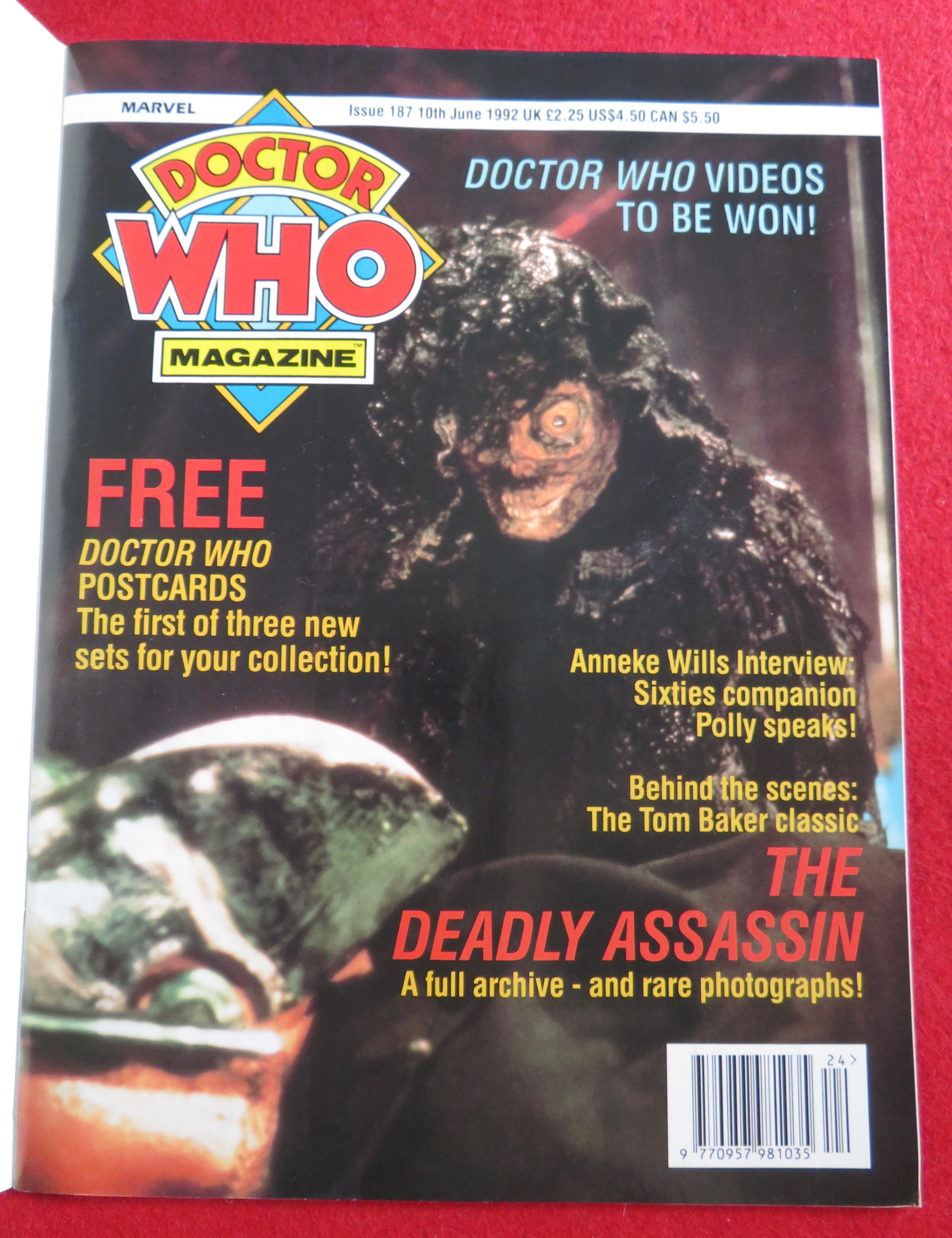 Doctor (Dr) Who Magazine June 10, 1992
