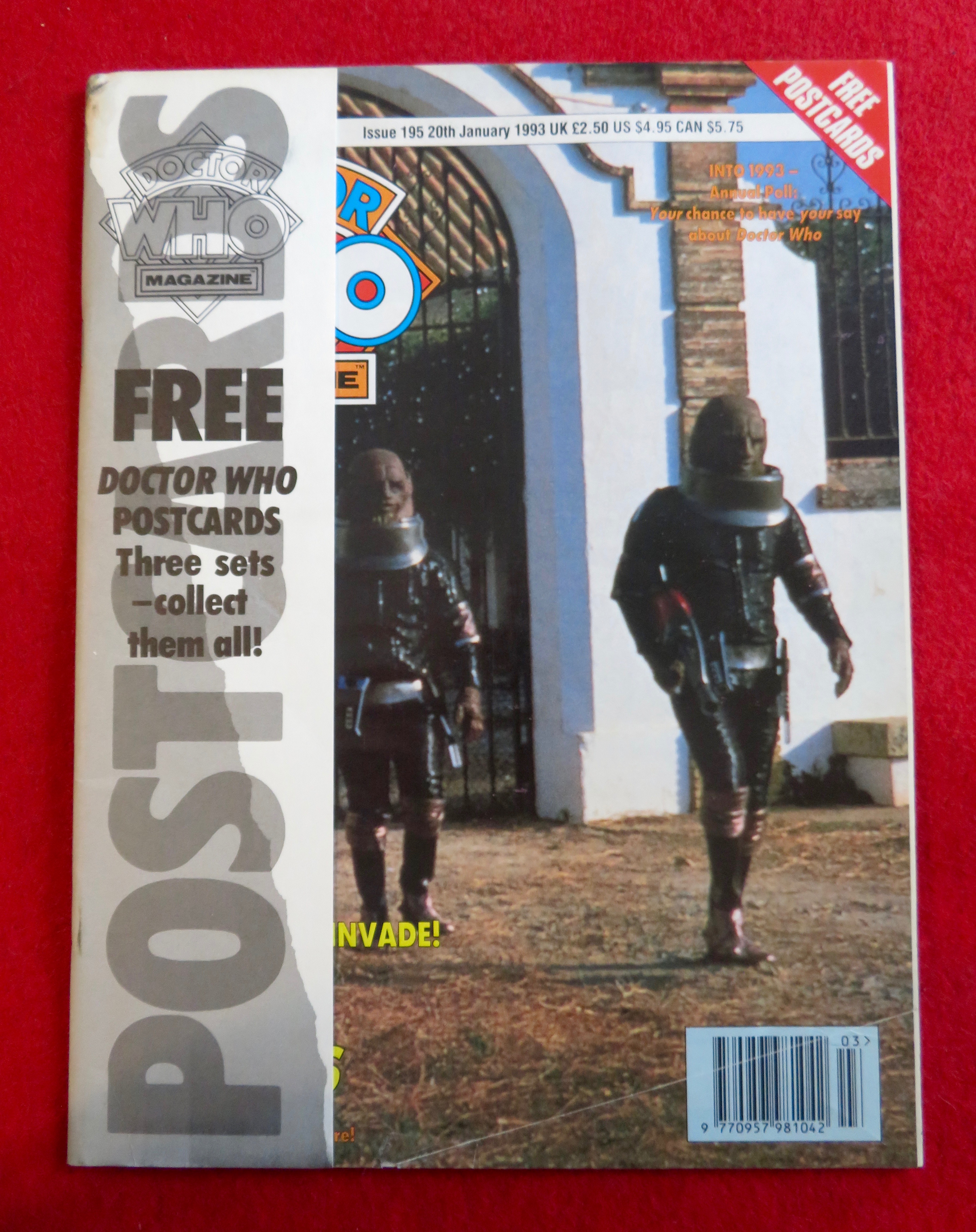 Doctor (Dr) Who Magazine January 20, 1993
