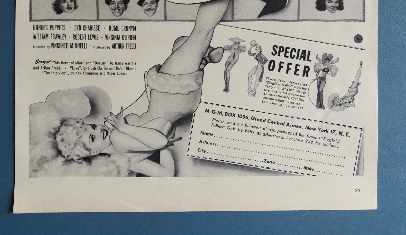 1946 Ziegfeld Follies Of 1946 With Many Stars Such As Powell, Ball, Williams, Garland, Astaire & More