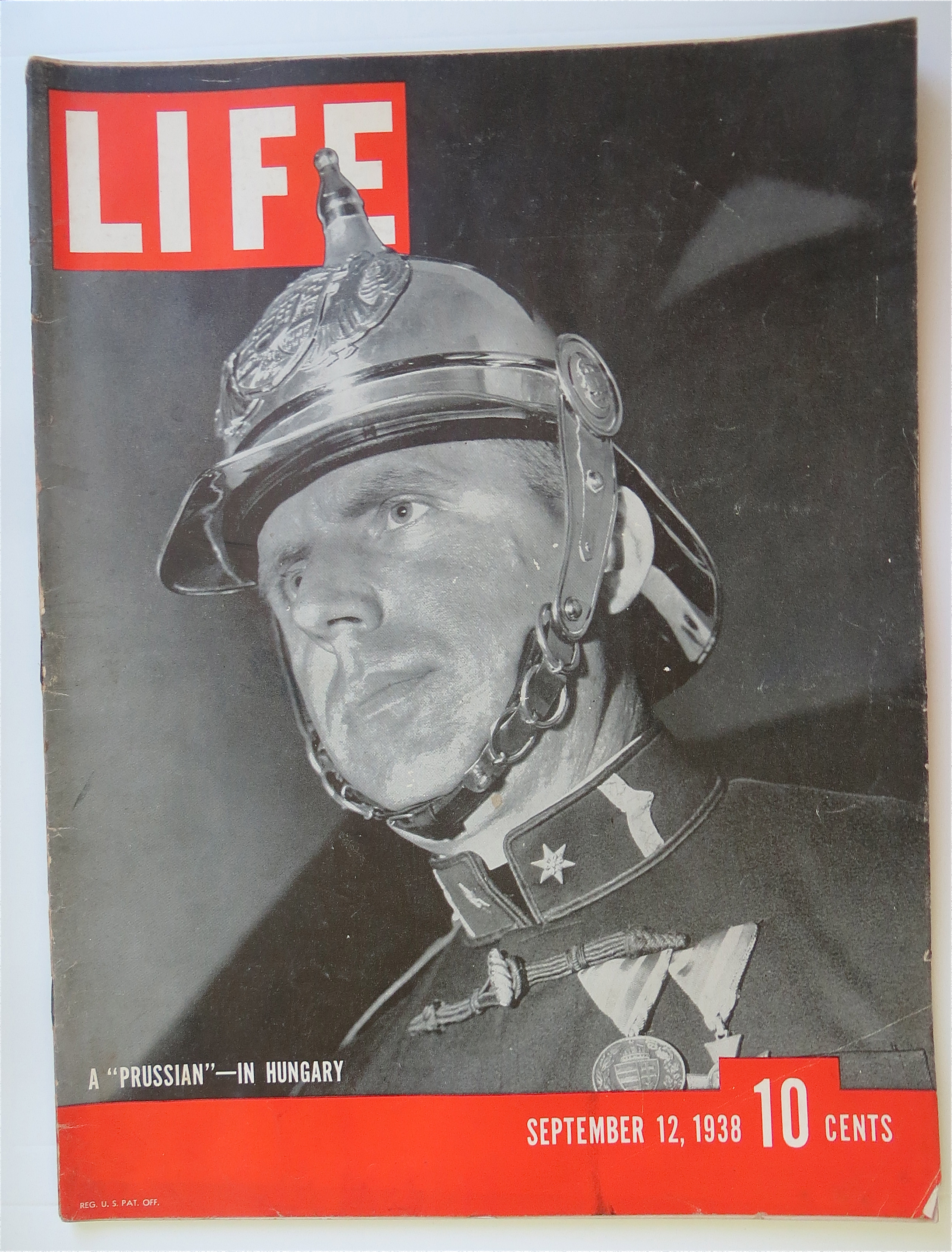 Life  Magazine September 12, 1938 A Prussian In Hungary