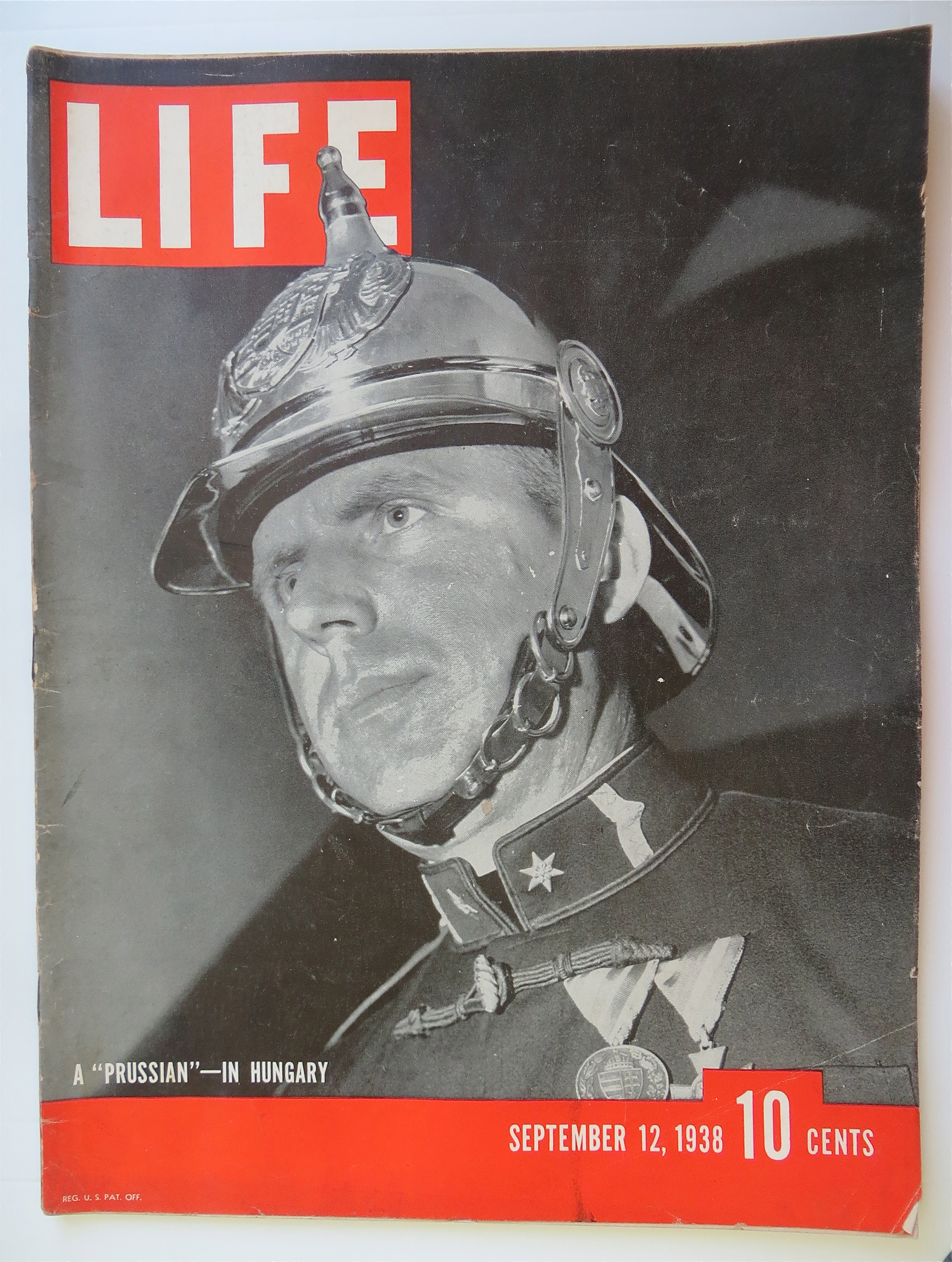 Life  Magazine September 12, 1938 A Prussian In Hungary