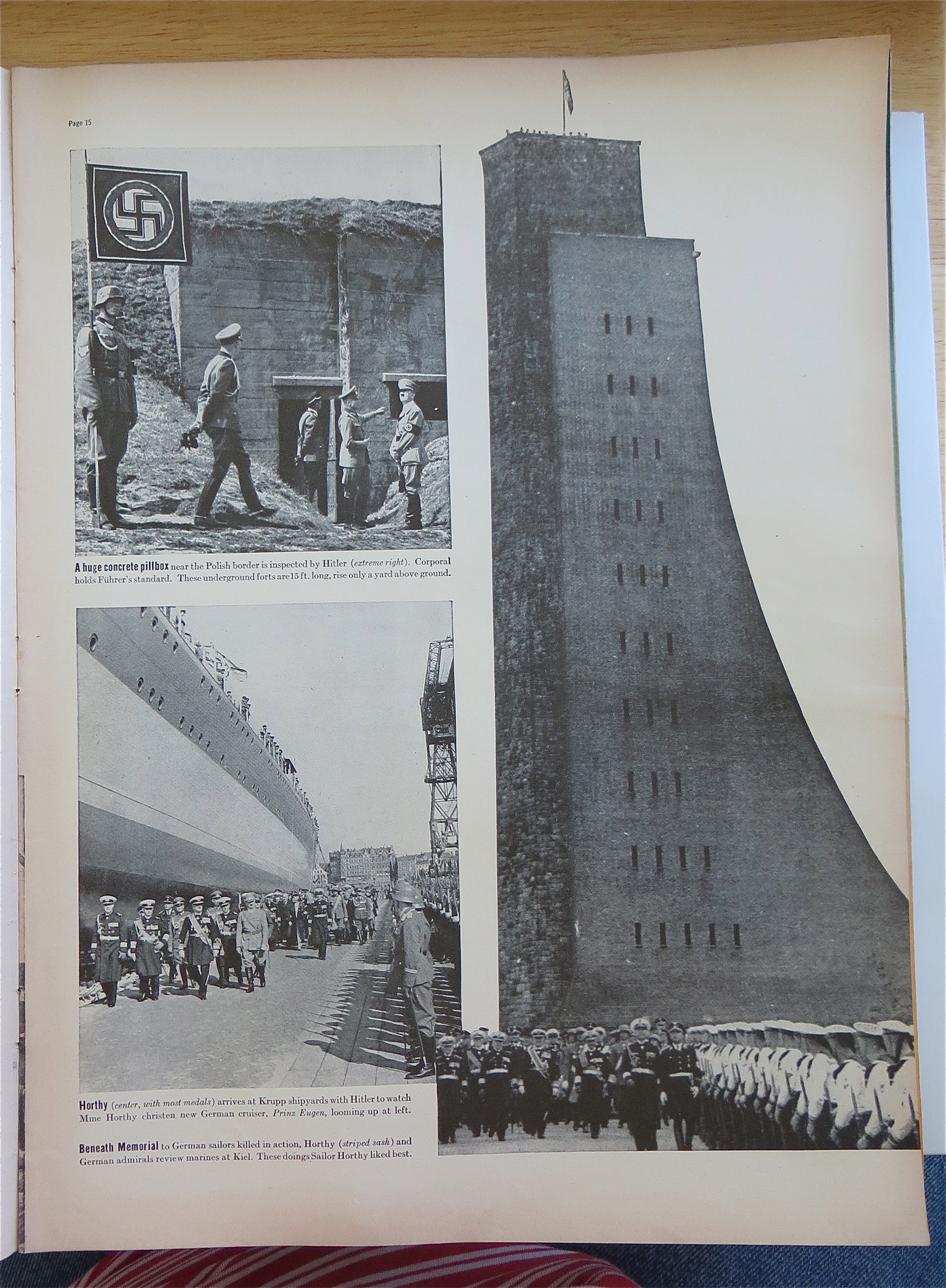 Life  Magazine September 12, 1938 A Prussian In Hungary