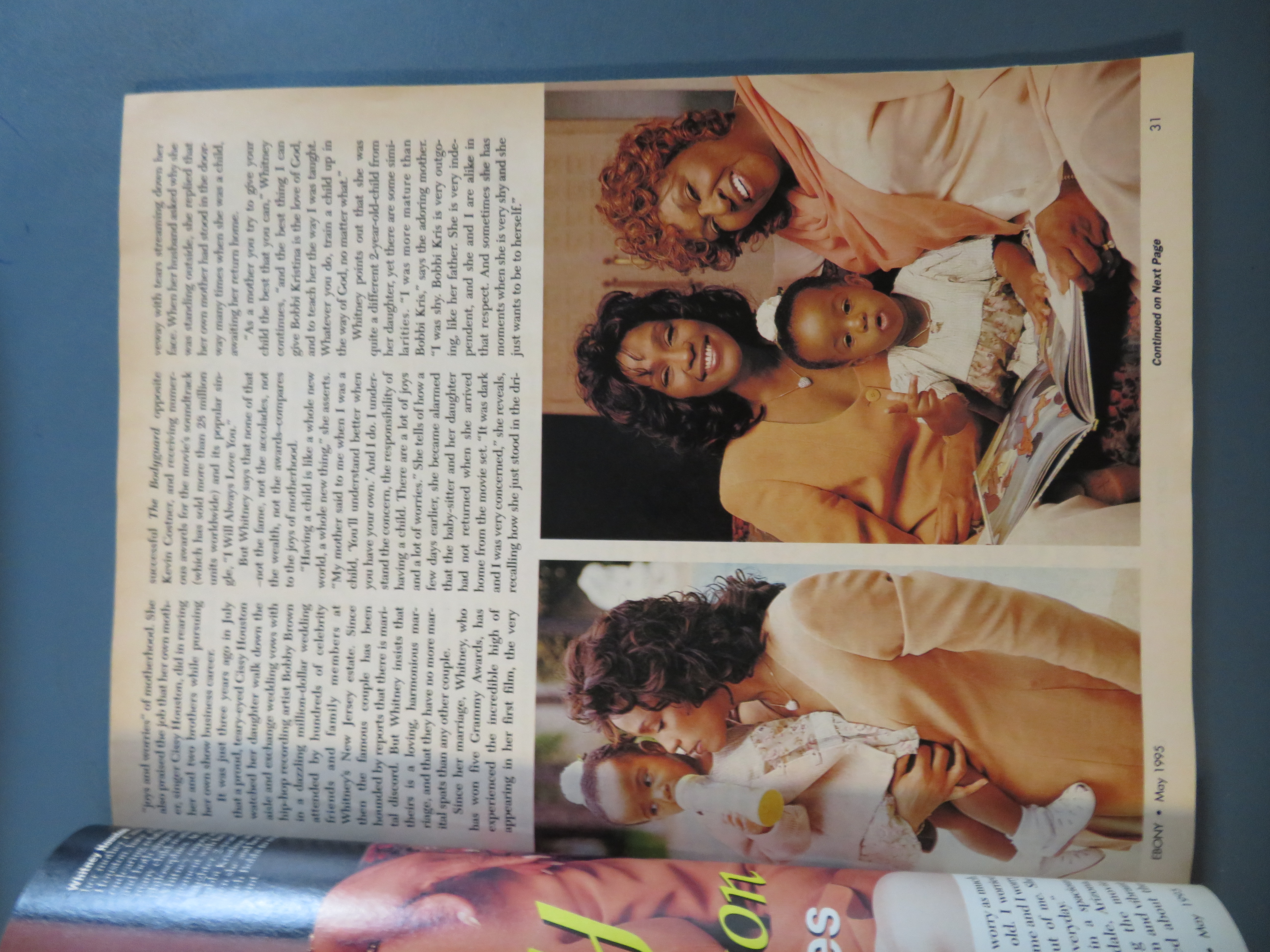 Ebony Magazine-May 1995-Whitney Houston & Cissy