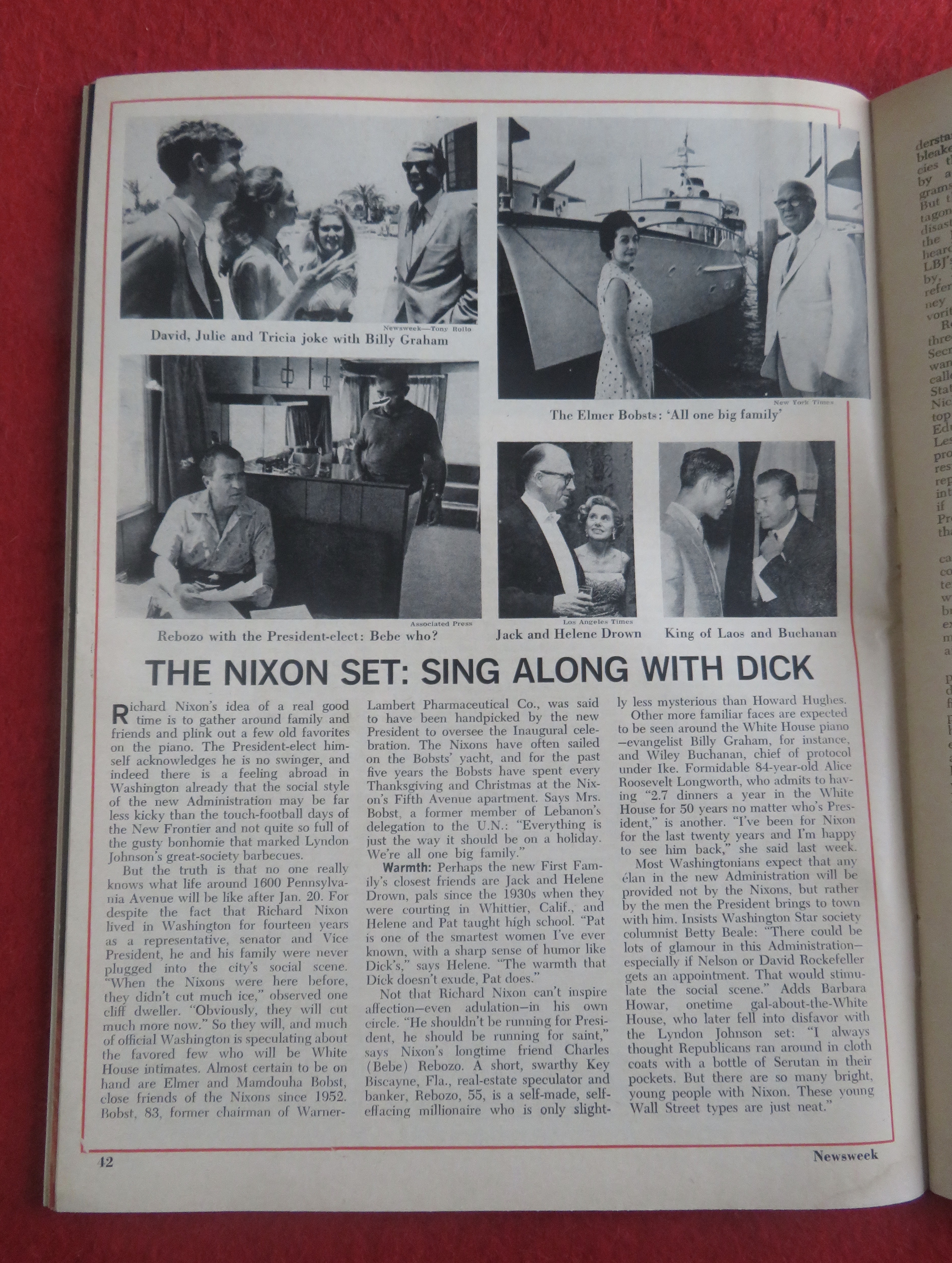 Newsweek Magazine November 18, 1968 Can Nixon Unite