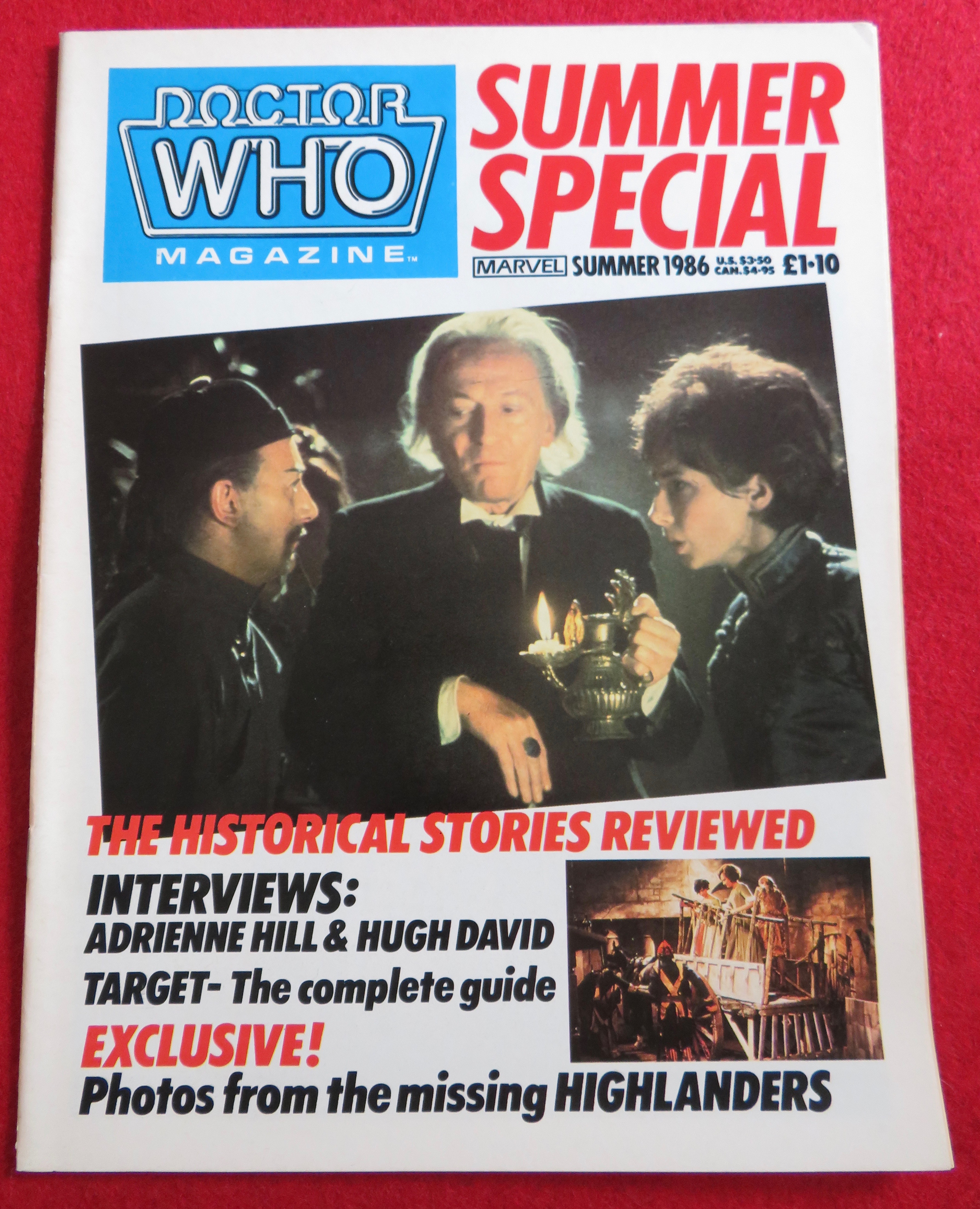 Doctor (Dr) Who Magazine Summer 1986