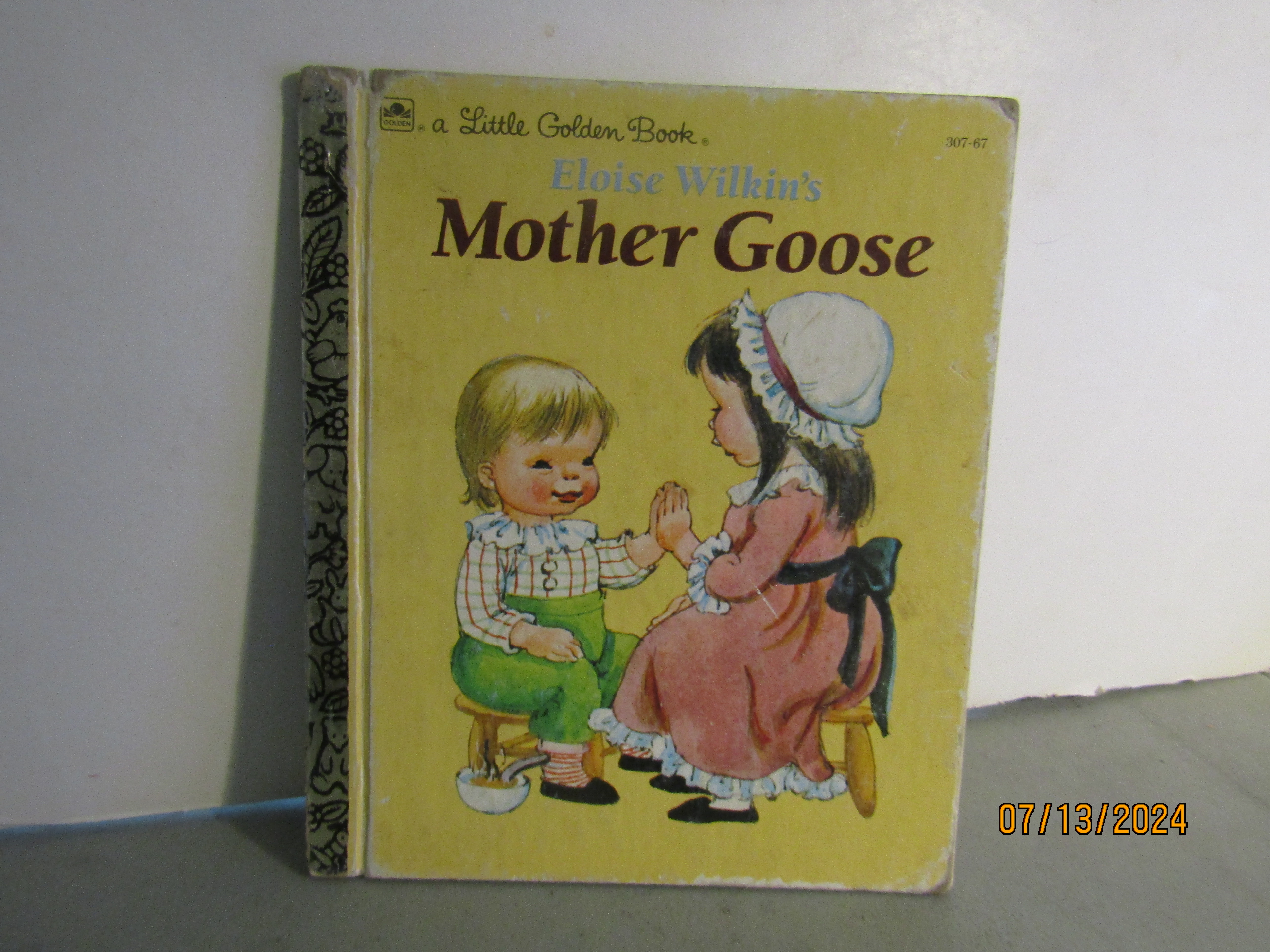 A Little Golden Book Yellow Cover Mother Goose