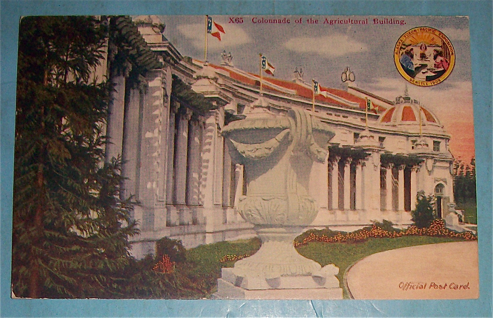 Colonade Of The Agricultural Building Postcard