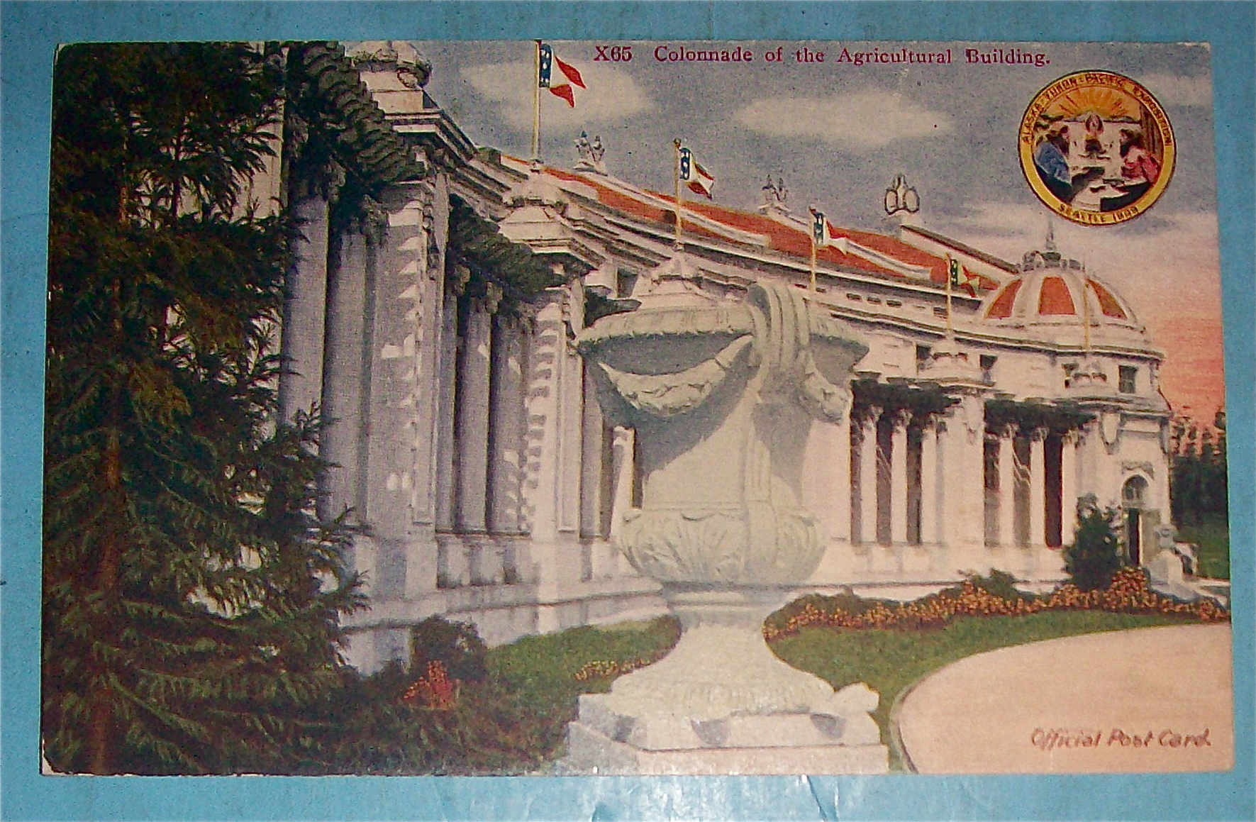 Colonade Of The Agricultural Building Postcard
