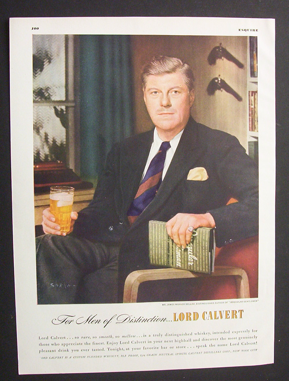 1948 Dual Ad: Arrow  Shirts & Lord  Calvert