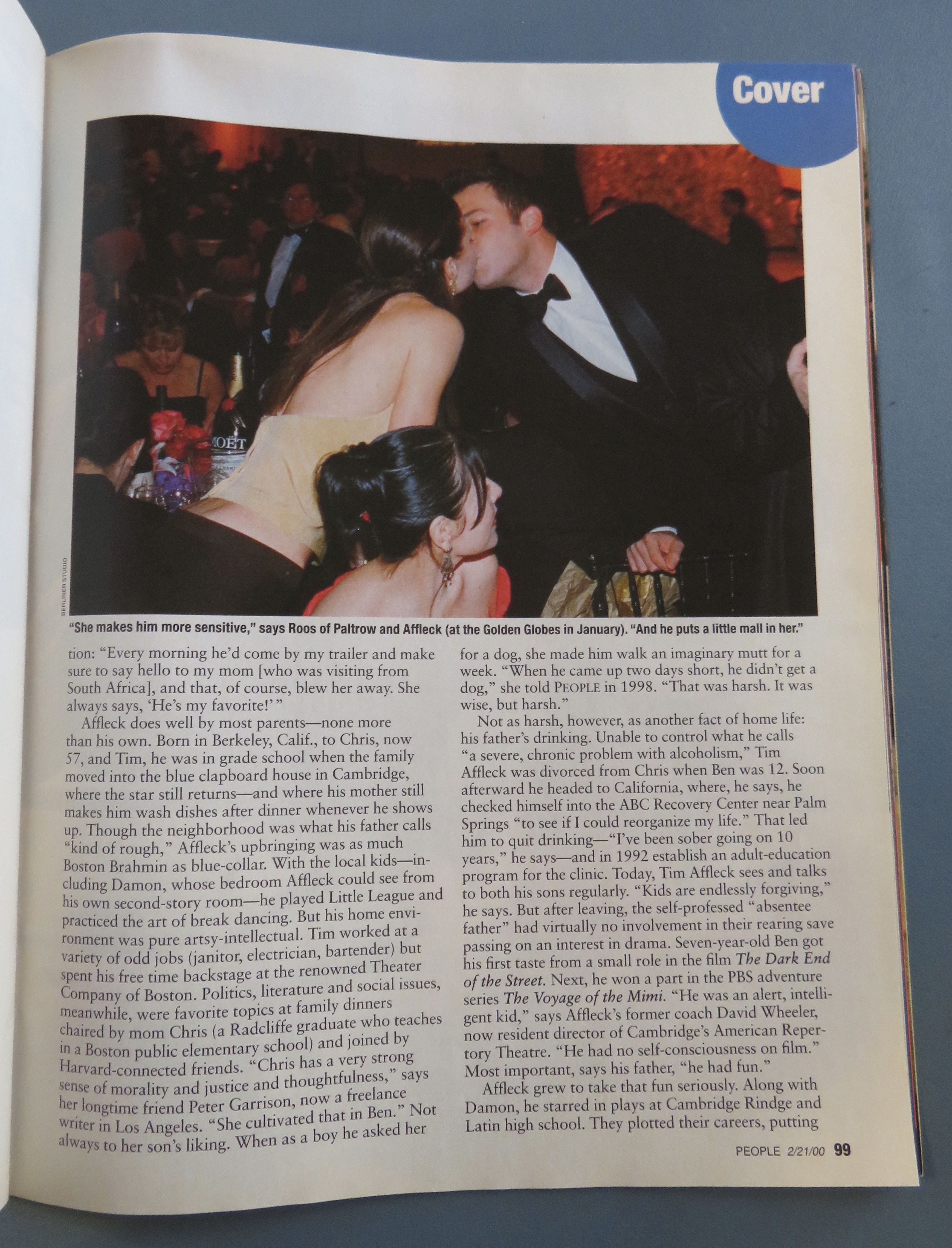 People Weekly Magazine February 21, 2000 Ben Affleck