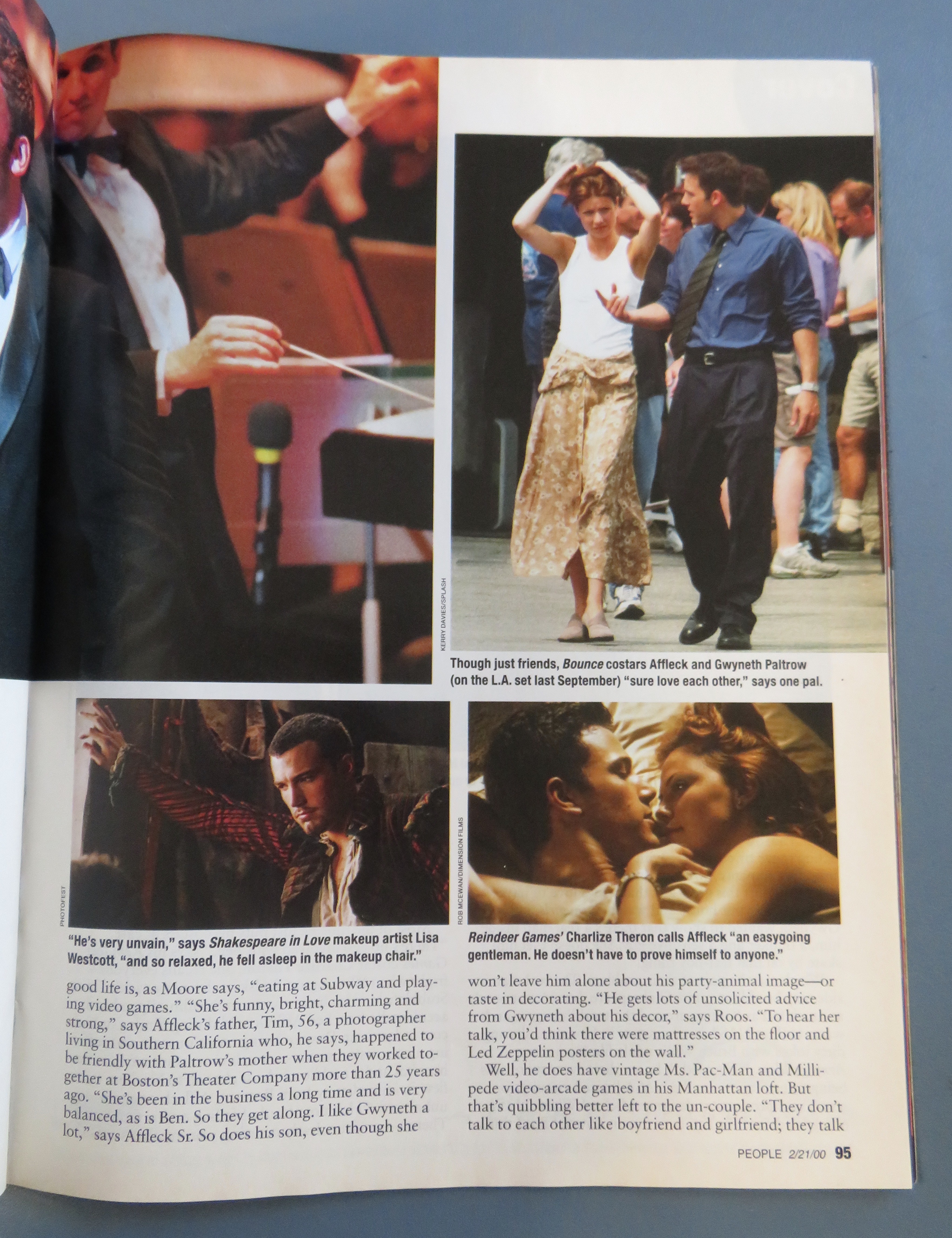 People Weekly Magazine February 21, 2000 Ben Affleck