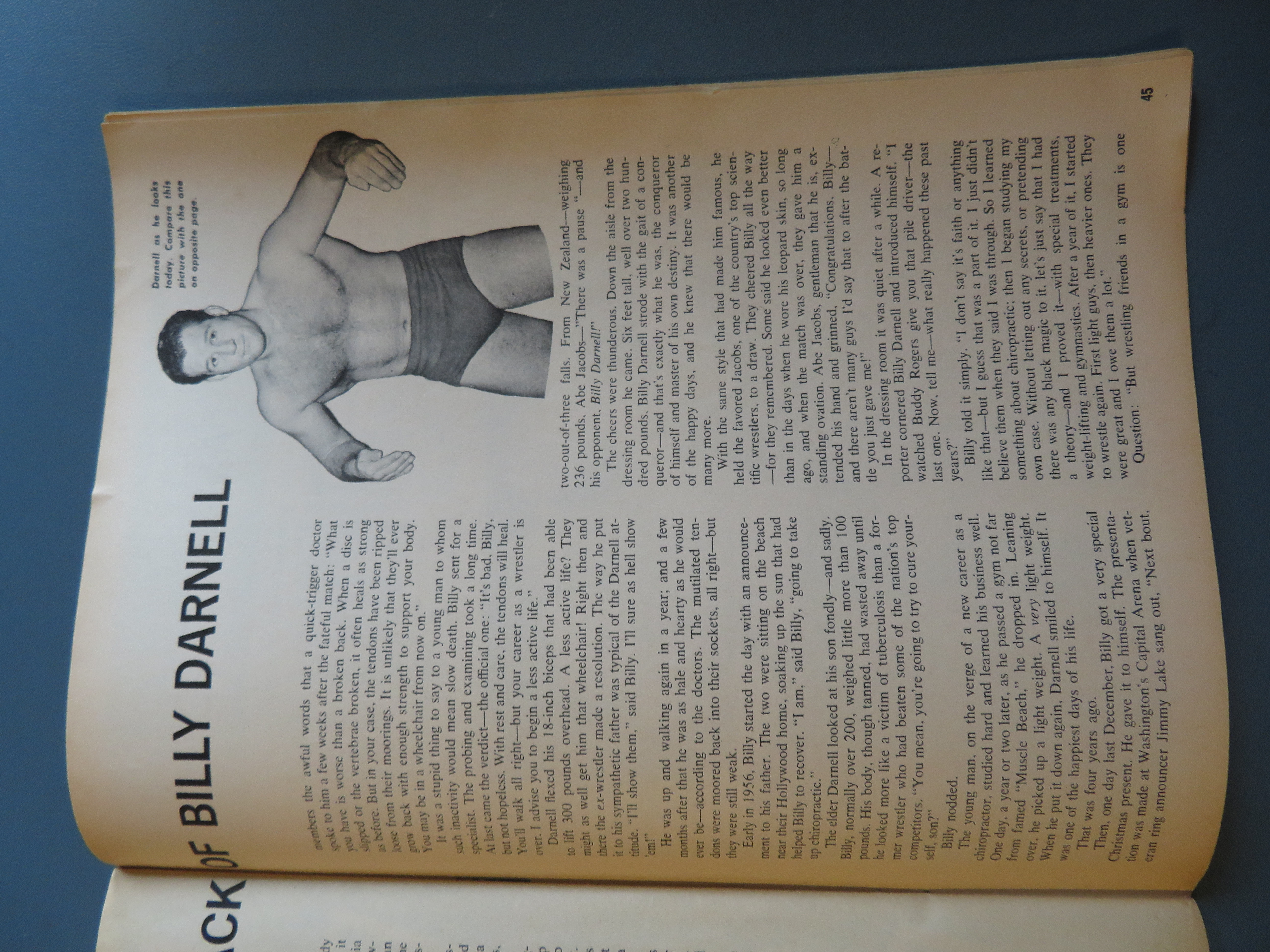 Boxing Illustrated Wrestling News Magazine April 1961