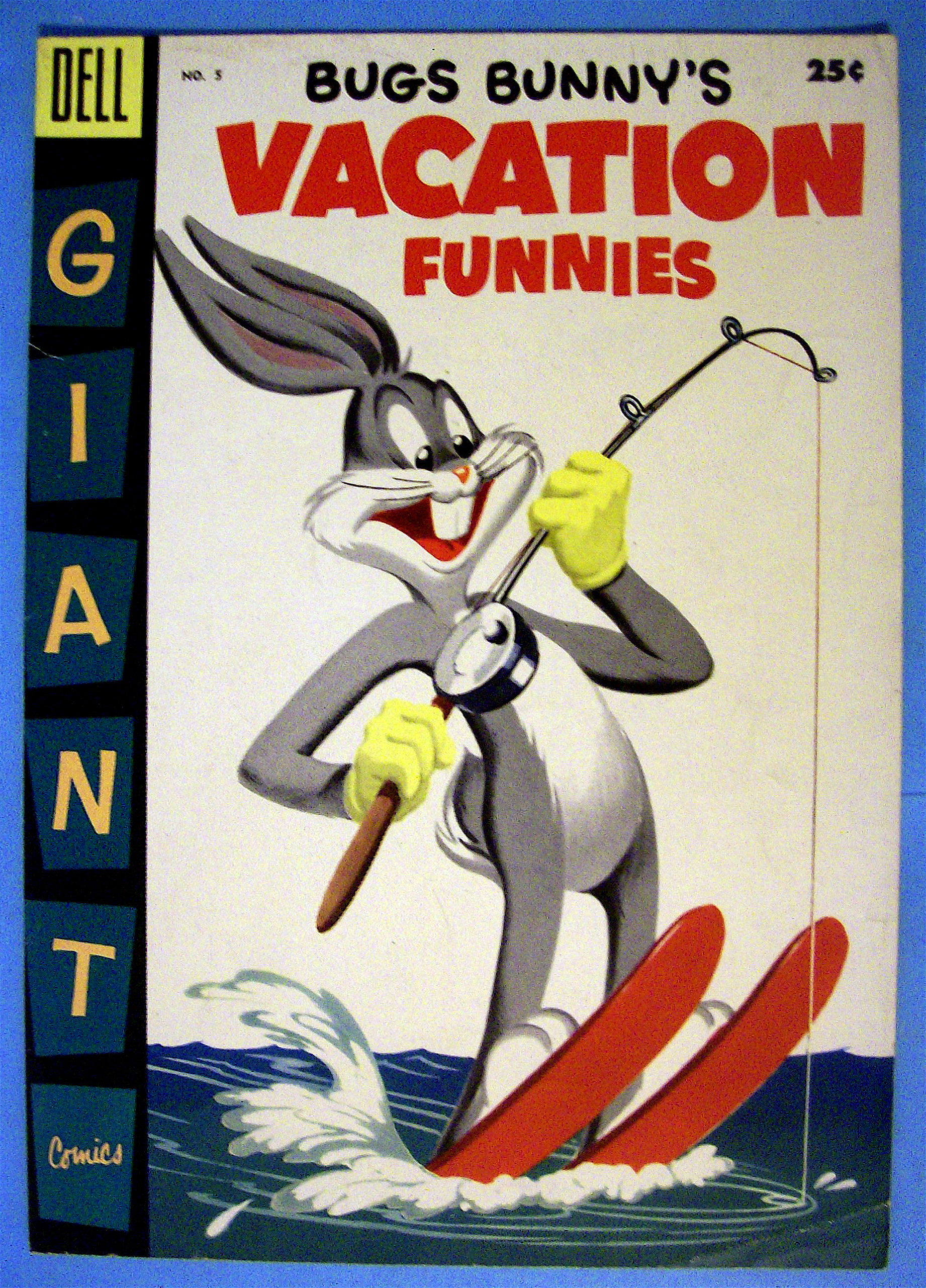 Bugs Bunny's Vacation Funnies Comic Cover #5-1955