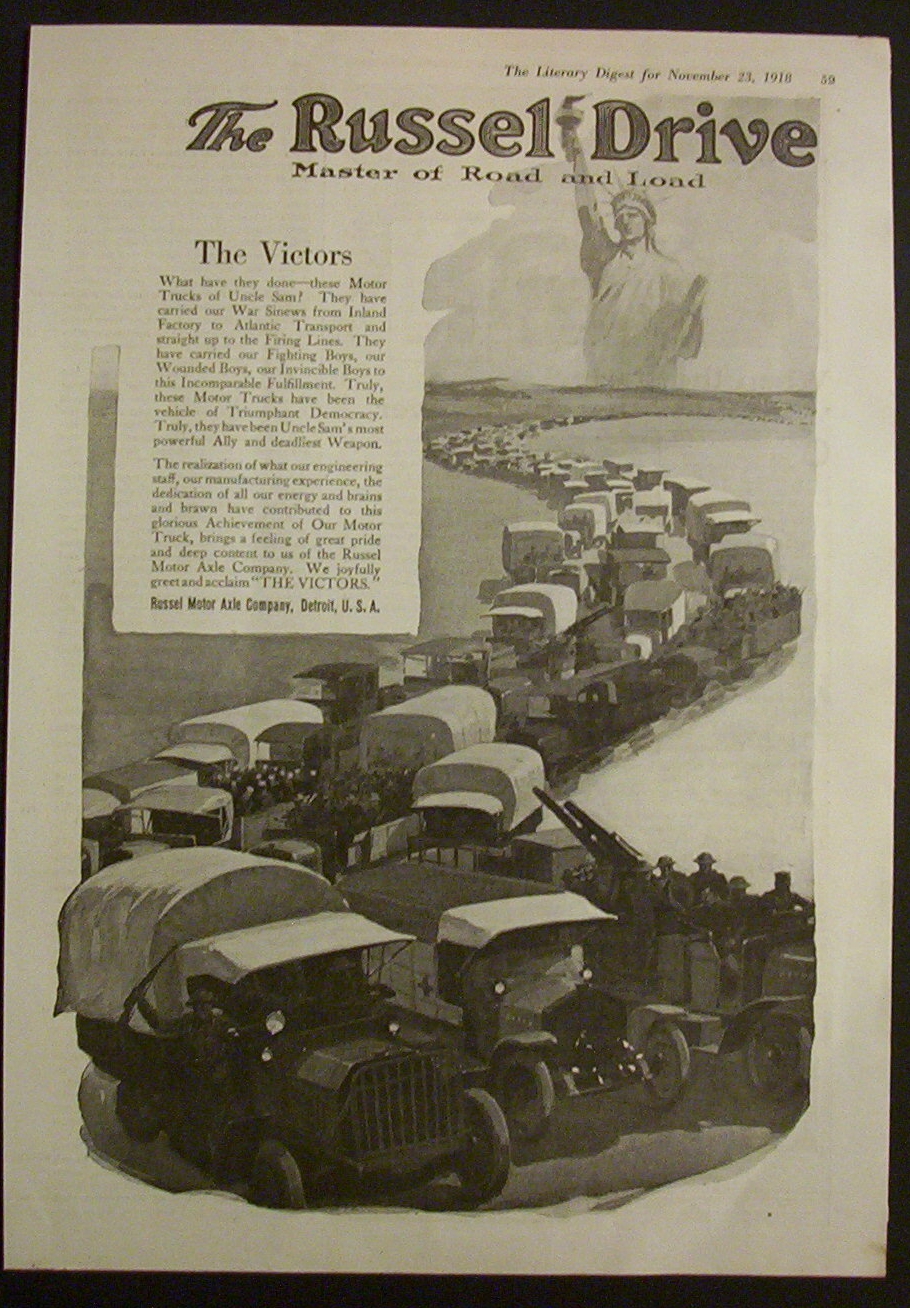 1918  Russel  Motor  Axle  Company