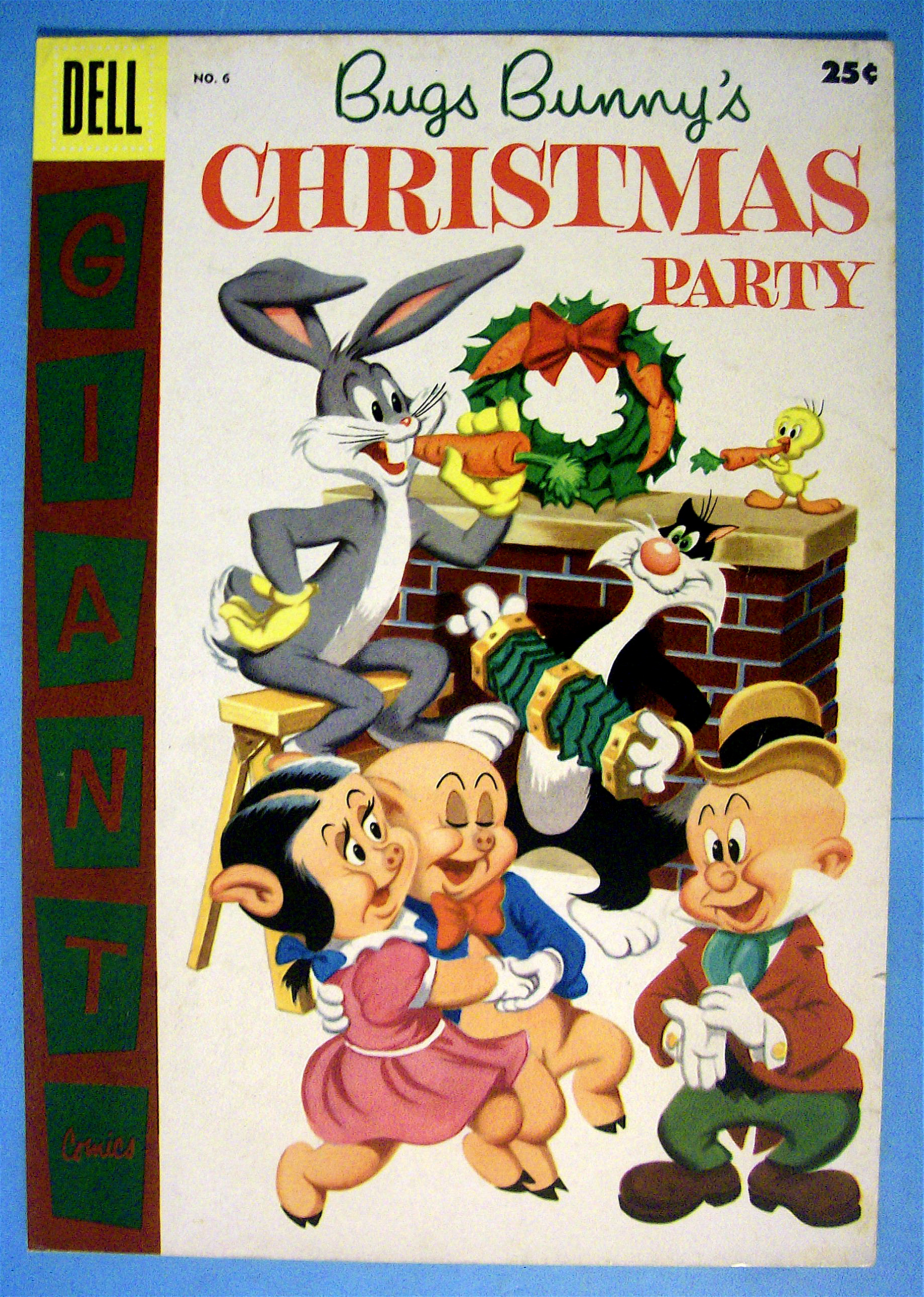 Bugs Bunny's Christmas Party Comic Cover #6-1955